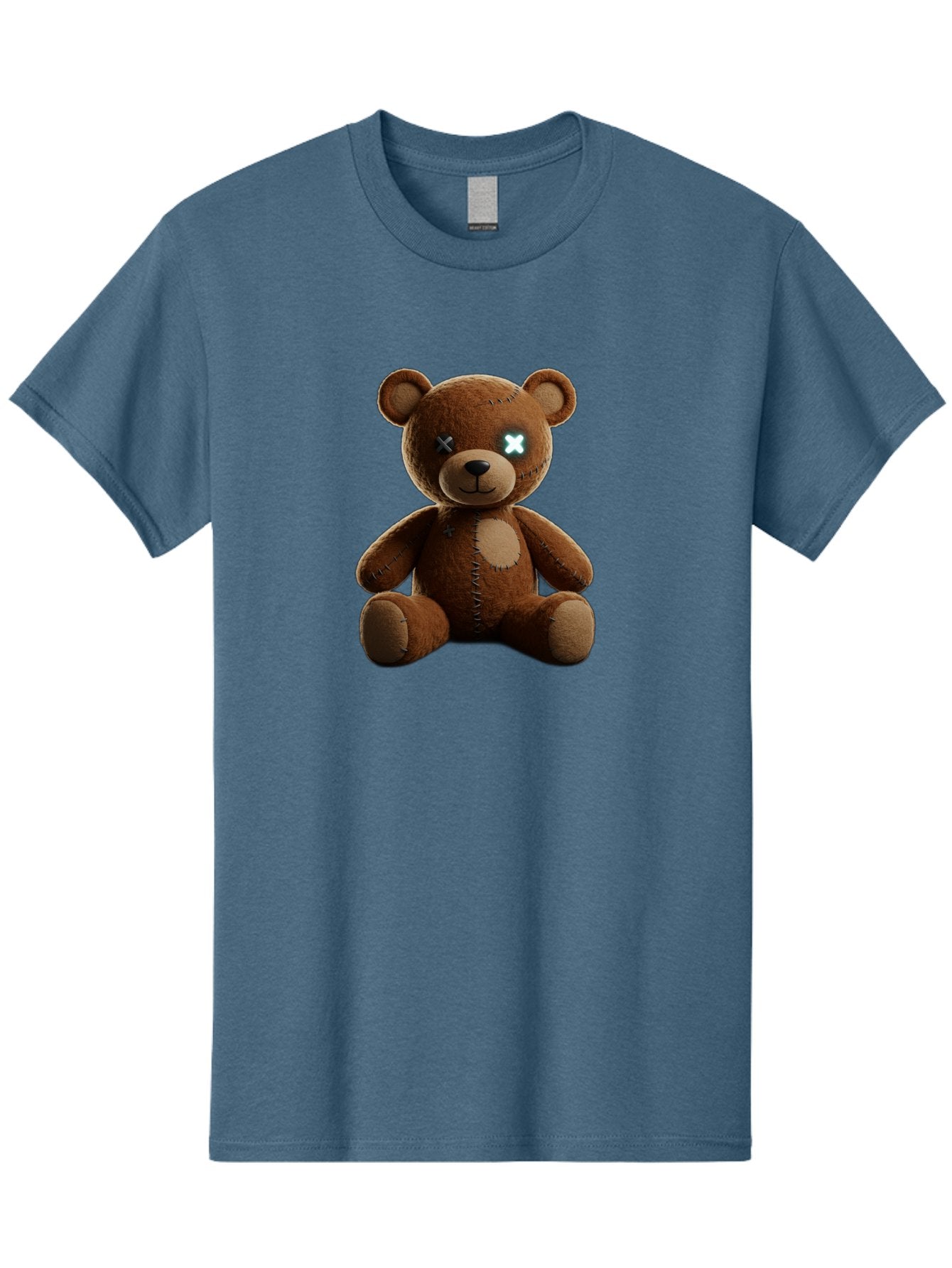 Teddy-Bear-With-X-Eyes Men'S Graphic Tee, 100% Cotton, Comfortable Casual Summer Wear, Machine Washable, Vintage Camera, Old Camera, Antique Camera, Black Camera, Classic Photography, Photography Equipment, Nostalgic Device, Film Camera, Bag057 7