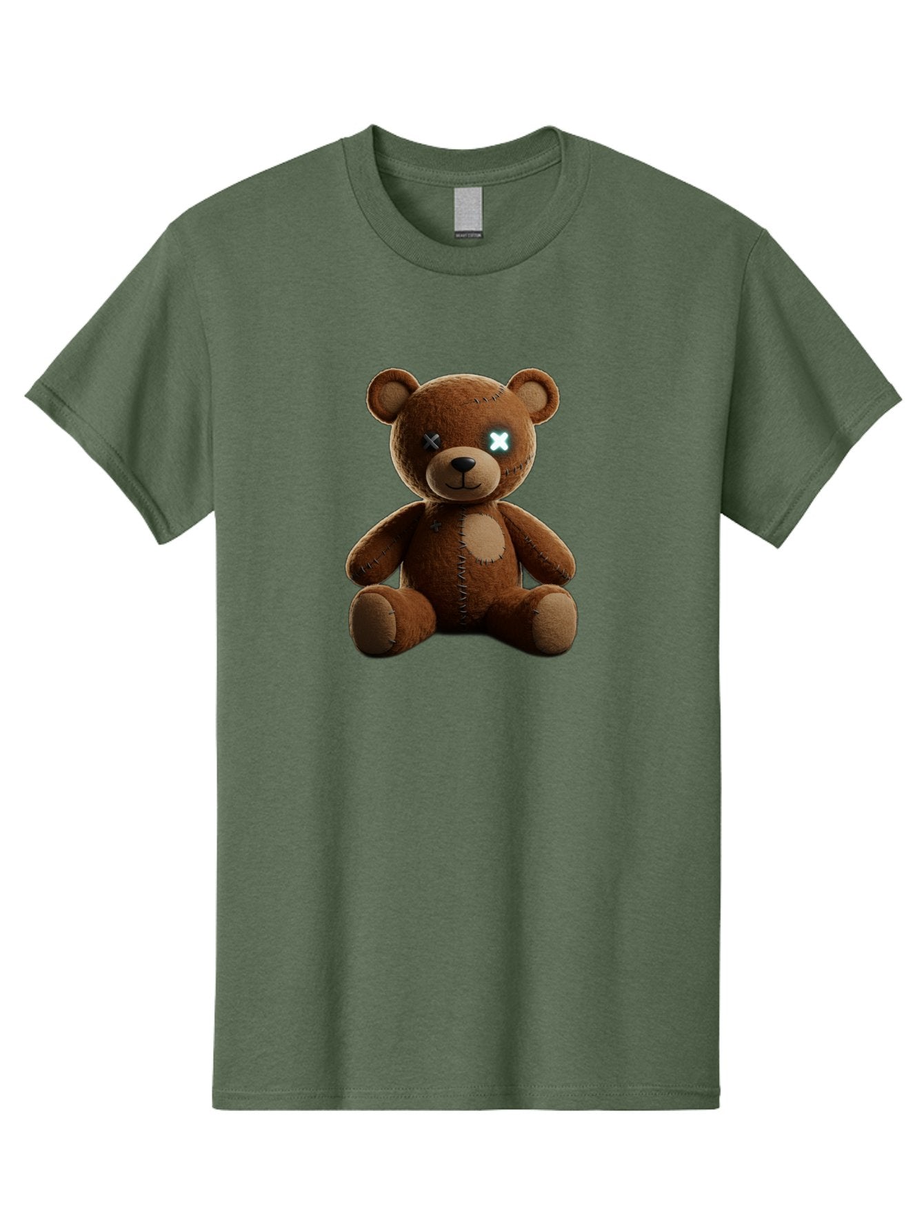 Teddy-Bear-With-X-Eyes Men'S Graphic Tee, 100% Cotton, Comfortable Casual Summer Wear, Machine Washable, Vintage Camera, Old Camera, Antique Camera, Black Camera, Classic Photography, Photography Equipment, Nostalgic Device, Film Camera, Bag057 5