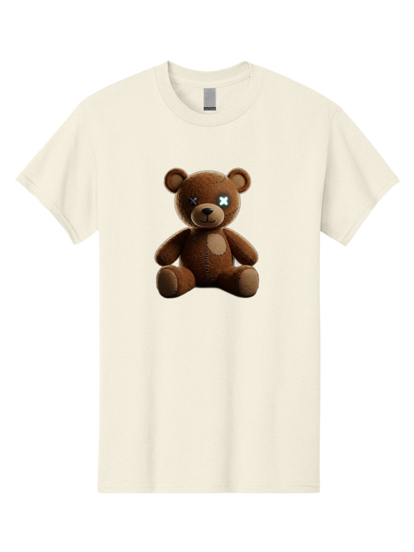 Teddy-Bear-With-X-Eyes Men'S Graphic Tee, 100% Cotton, Comfortable Casual Summer Wear, Machine Washable, Vintage Camera, Old Camera, Antique Camera, Black Camera, Classic Photography, Photography Equipment, Nostalgic Device, Film Camera, Bag057 3