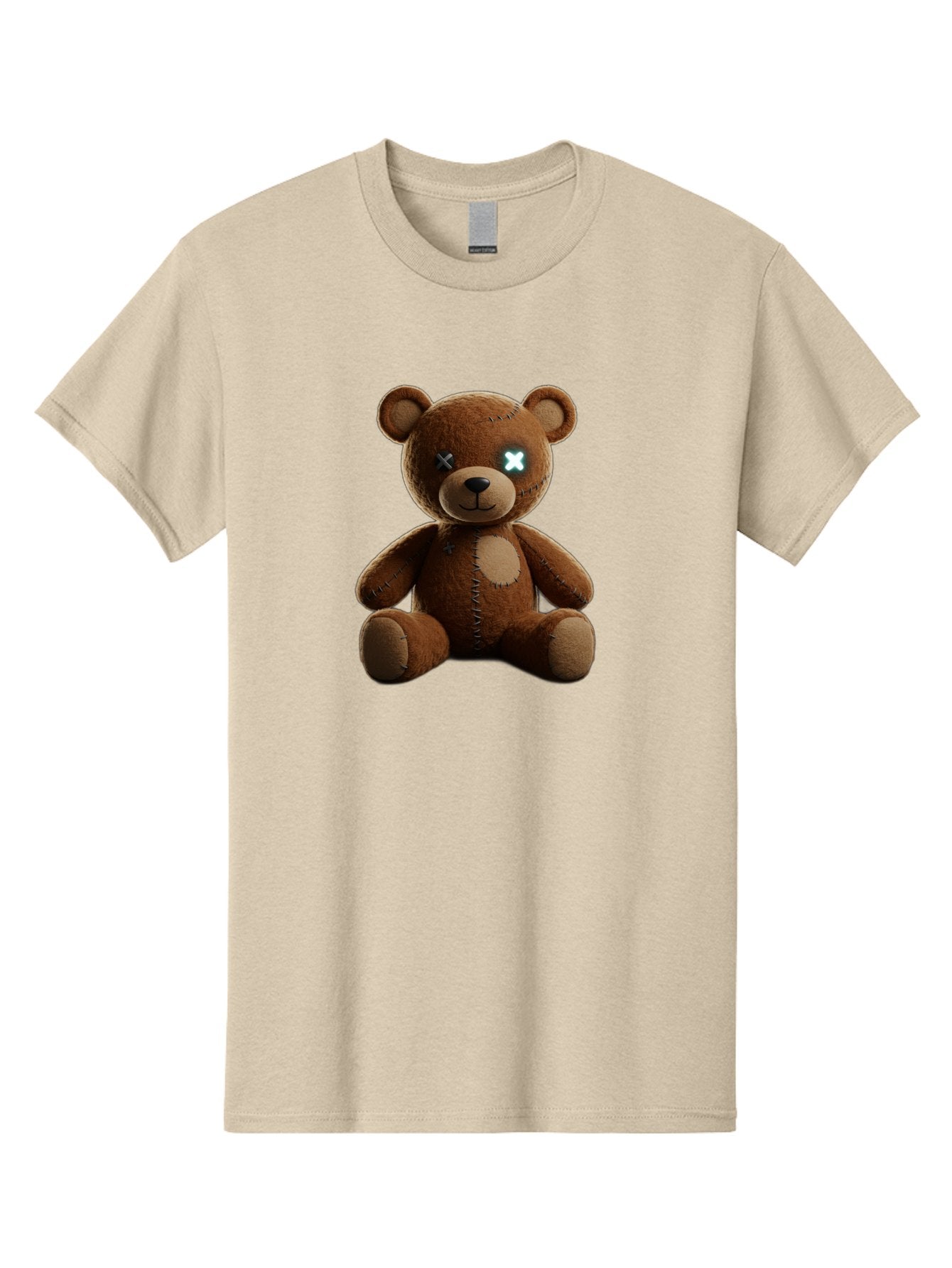 Teddy-Bear-With-X-Eyes Men'S Graphic Tee, 100% Cotton, Comfortable Casual Summer Wear, Machine Washable, Vintage Camera, Old Camera, Antique Camera, Black Camera, Classic Photography, Photography Equipment, Nostalgic Device, Film Camera, Bag057 8