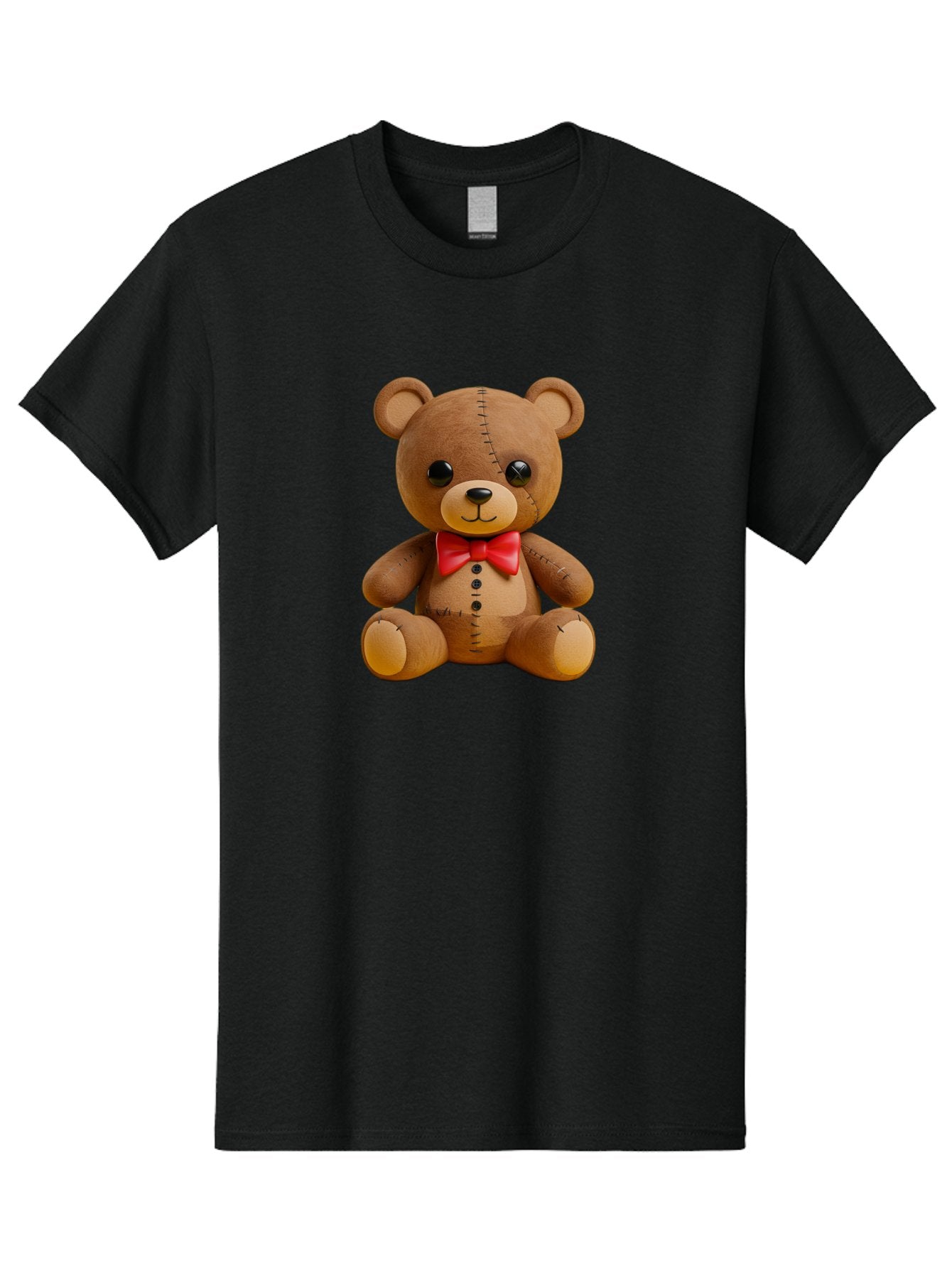 Teddy-Bear Men'S Graphic Tee, 100% Cotton, Comfortable Casual Summer Wear, Machine Washable, Vintage Camera, Old Camera, Antique Camera, Black Camera, Classic Photography, Photography Equipment, Nostalgic Device, Film Camera, Camera Art Bag060 8