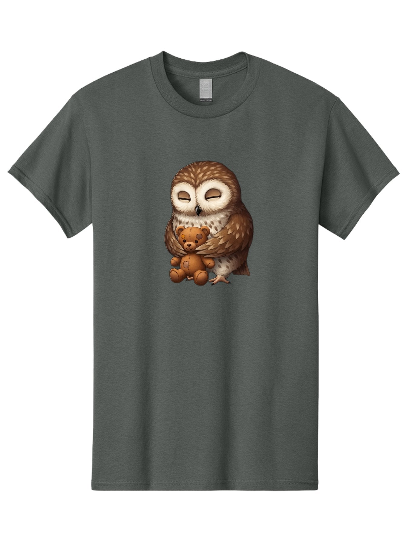 Teddy-Owl-1 Men'S Graphic Tee, 100% Cotton, Comfortable Casual Summer Wear, Machine Washable, Vintage Camera, Old Camera, Antique Camera, Black Camera, Classic Photography, Photography Equipment, Nostalgic Device, Film Camera, Camera Art Bag061 9