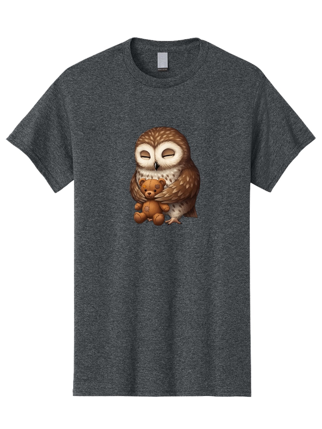 Teddy-Owl-1 Men'S Graphic Tee, 100% Cotton, Comfortable Casual Summer Wear, Machine Washable, Vintage Camera, Old Camera, Antique Camera, Black Camera, Classic Photography, Photography Equipment, Nostalgic Device, Film Camera, Camera Art Bag061 6
