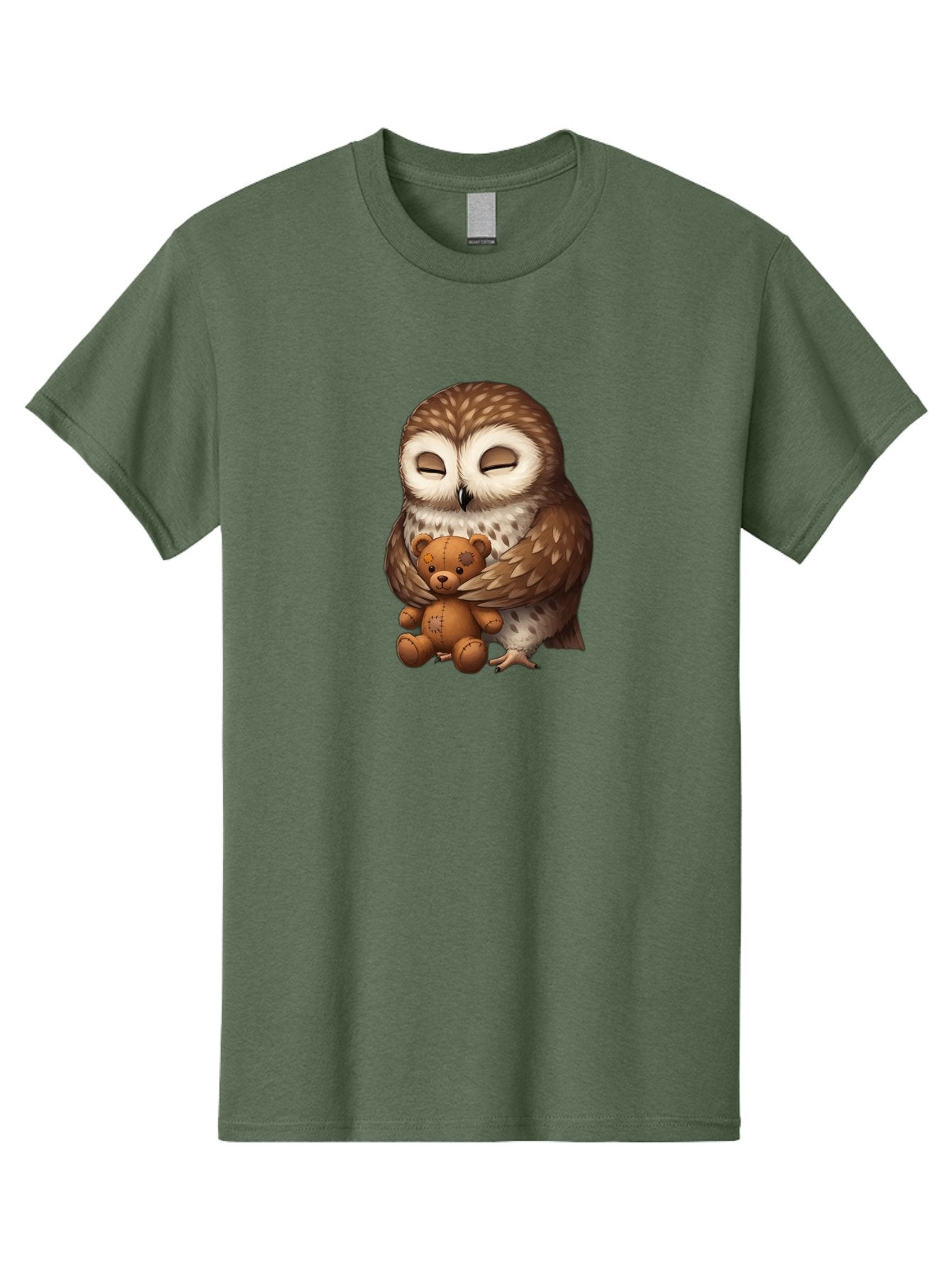 Teddy-Owl-1 Men'S Graphic Tee, 100% Cotton, Comfortable Casual Summer Wear, Machine Washable, Vintage Camera, Old Camera, Antique Camera, Black Camera, Classic Photography, Photography Equipment, Nostalgic Device, Film Camera, Camera Art Bag061 7