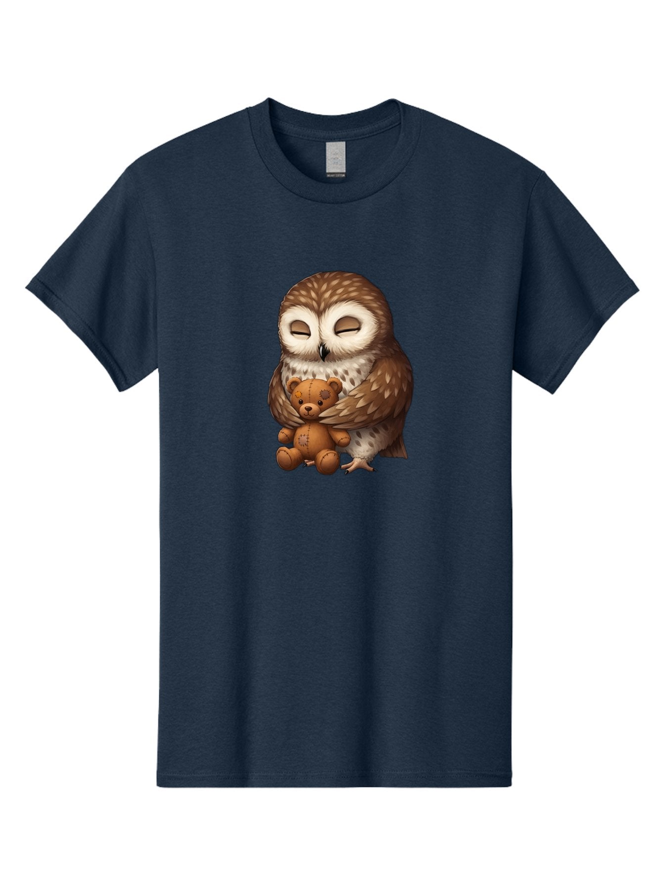 Teddy-Owl-1 Men'S Graphic Tee, 100% Cotton, Comfortable Casual Summer Wear, Machine Washable, Vintage Camera, Old Camera, Antique Camera, Black Camera, Classic Photography, Photography Equipment, Nostalgic Device, Film Camera, Camera Art Bag061 3