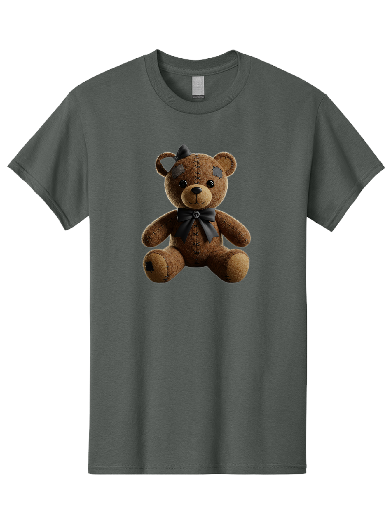 Torn-Teddy Men'S Graphic Tee, 100% Cotton, Comfortable Casual Summer Wear, Machine Washable, Vintage Camera, Old Camera, Antique Camera, Black Camera, Classic Photography, Photography Equipment, Nostalgic Device, Film Camera, Camera Art Bag067 7