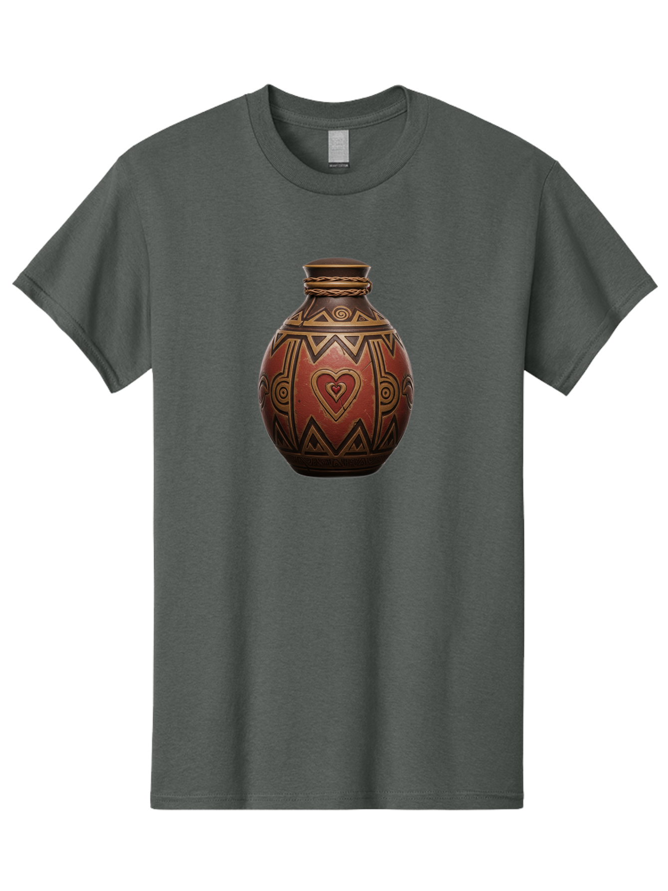 Tribal-Pottery-Vase Men'S Graphic Tee, 100% Cotton, Comfortable Casual Summer Wear, Machine Washable, Vintage Camera, Old Camera, Antique Camera, Black Camera, Classic Photography, Photography Equipment, Nostalgic Device, Film Camera, Bag068 7