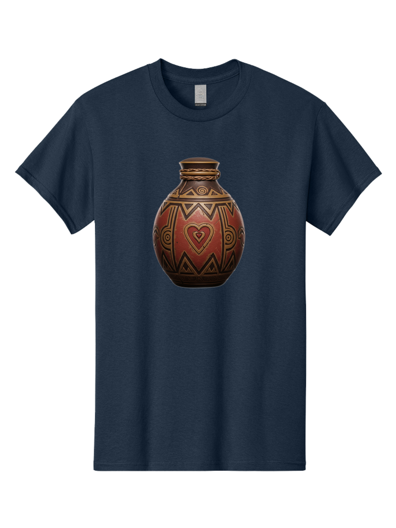 Tribal-Pottery-Vase Men'S Graphic Tee, 100% Cotton, Comfortable Casual Summer Wear, Machine Washable, Vintage Camera, Old Camera, Antique Camera, Black Camera, Classic Photography, Photography Equipment, Nostalgic Device, Film Camera, Bag068 8