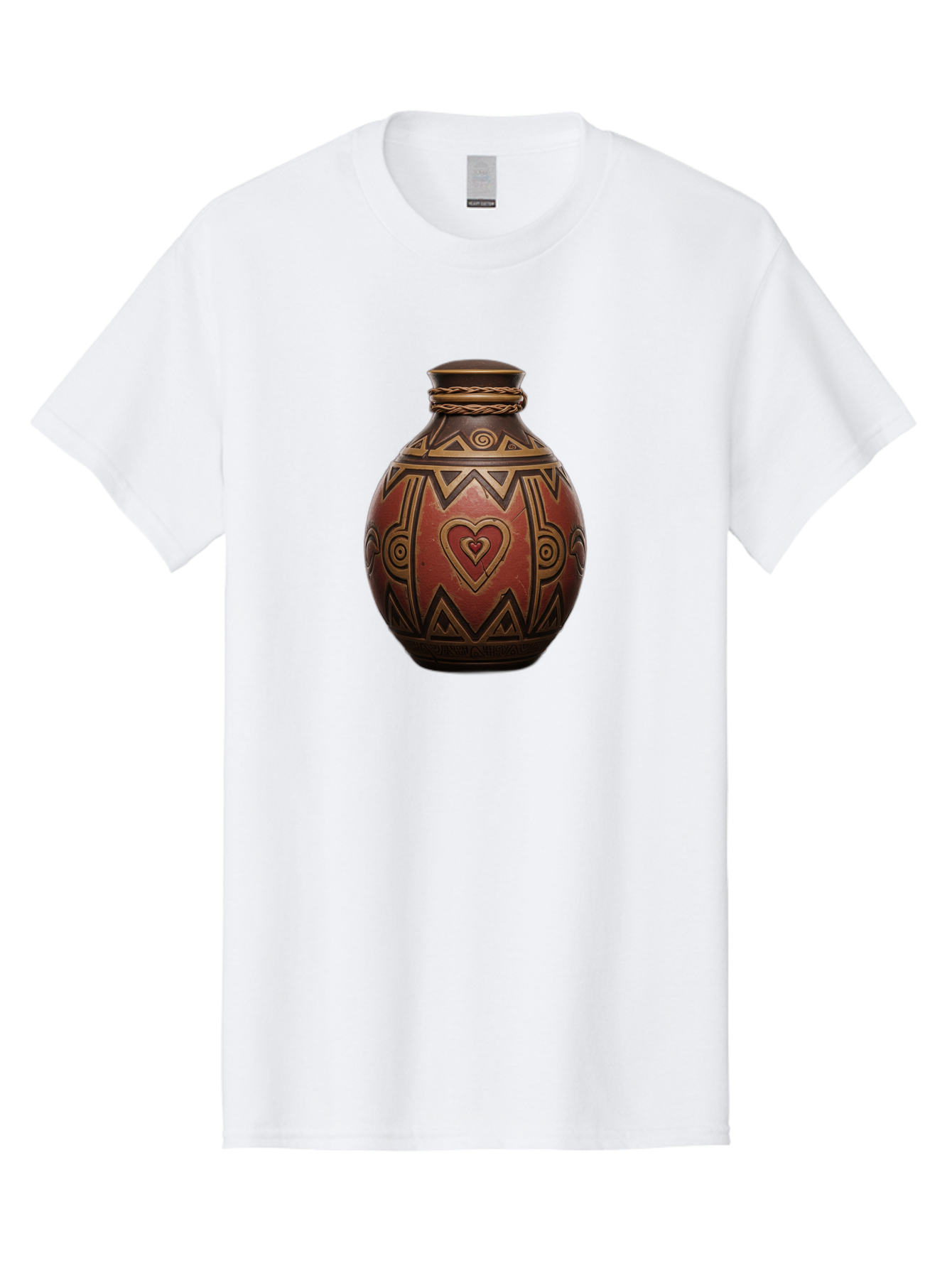 Tribal-Pottery-Vase Men'S Graphic Tee, 100% Cotton, Comfortable Casual Summer Wear, Machine Washable, Vintage Camera, Old Camera, Antique Camera, Black Camera, Classic Photography, Photography Equipment, Nostalgic Device, Film Camera, Bag068 4