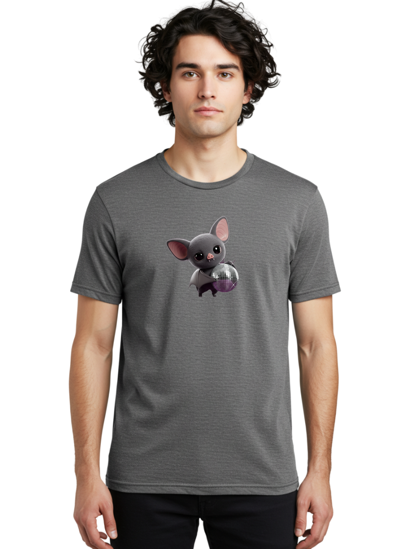 Vampire-Bat-Disco-Ball Men'S Graphic Tee, 100% Cotton, Comfortable Casual Summer Wear, Machine Washable, Vintage Camera, Old Camera, Antique Camera, Black Camera, Classic Photography, Photography Equipment, Nostalgic Device, Film Camera, Bag071 21