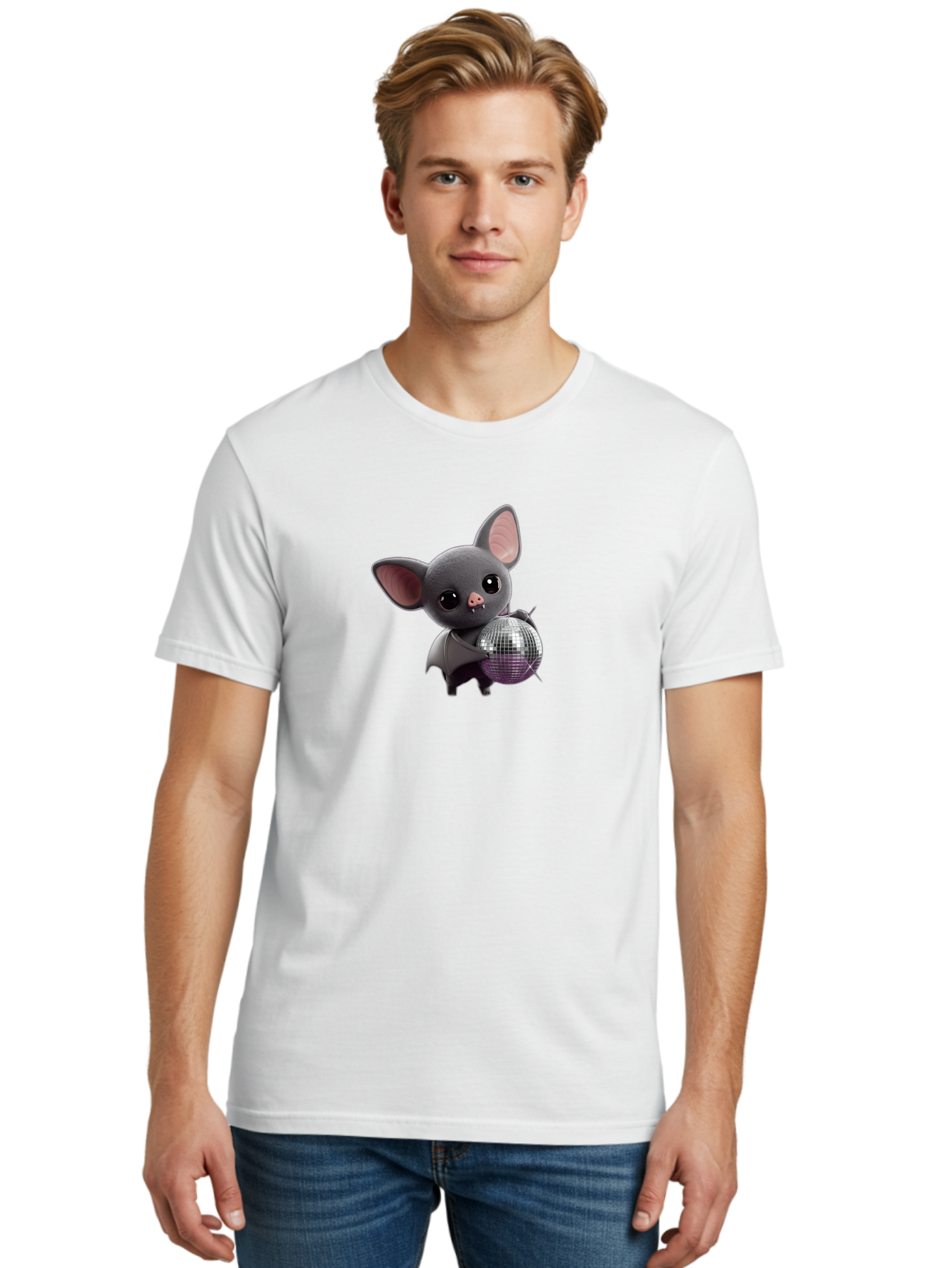 Vampire-Bat-Disco-Ball Men'S Graphic Tee, 100% Cotton, Comfortable Casual Summer Wear, Machine Washable, Vintage Camera, Old Camera, Antique Camera, Black Camera, Classic Photography, Photography Equipment, Nostalgic Device, Film Camera, Bag071 23