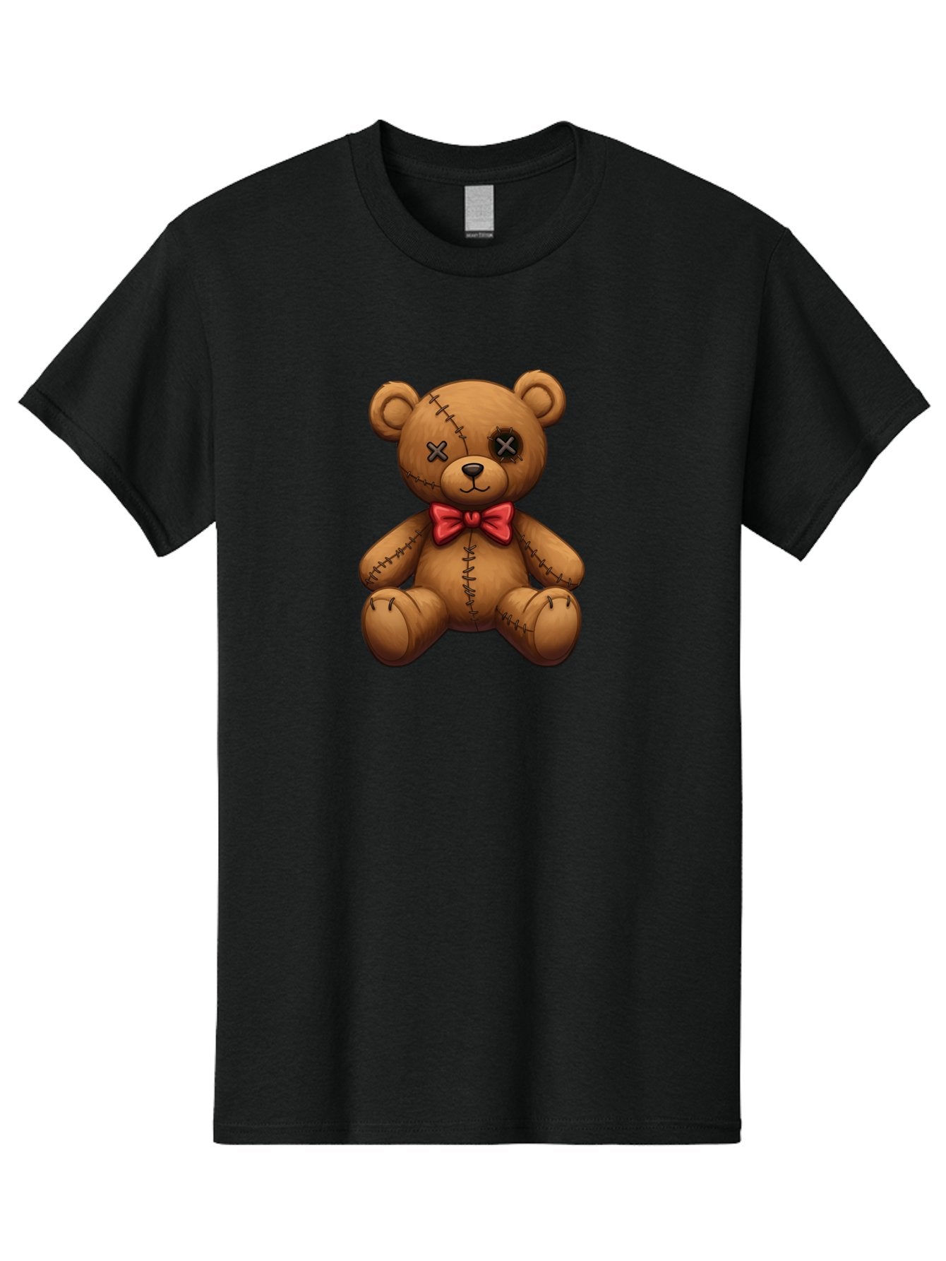 Voodoo-Teddy-Bear-10 Men'S Graphic Tee, 100% Cotton, Comfortable Casual Summer Wear, Machine Washable, Vintage Camera, Old Camera, Antique Camera, Black Camera, Classic Photography, Photography Equipment, Nostalgic Device, Film Camera, Bag074