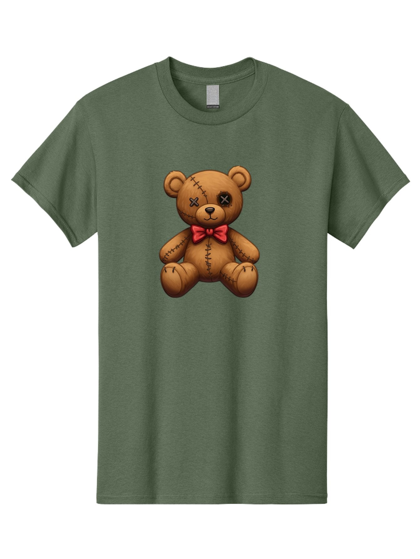 Voodoo-Teddy-Bear-10 Men'S Graphic Tee, 100% Cotton, Comfortable Casual Summer Wear, Machine Washable, Vintage Camera, Old Camera, Antique Camera, Black Camera, Classic Photography, Photography Equipment, Nostalgic Device, Film Camera, Bag074 9