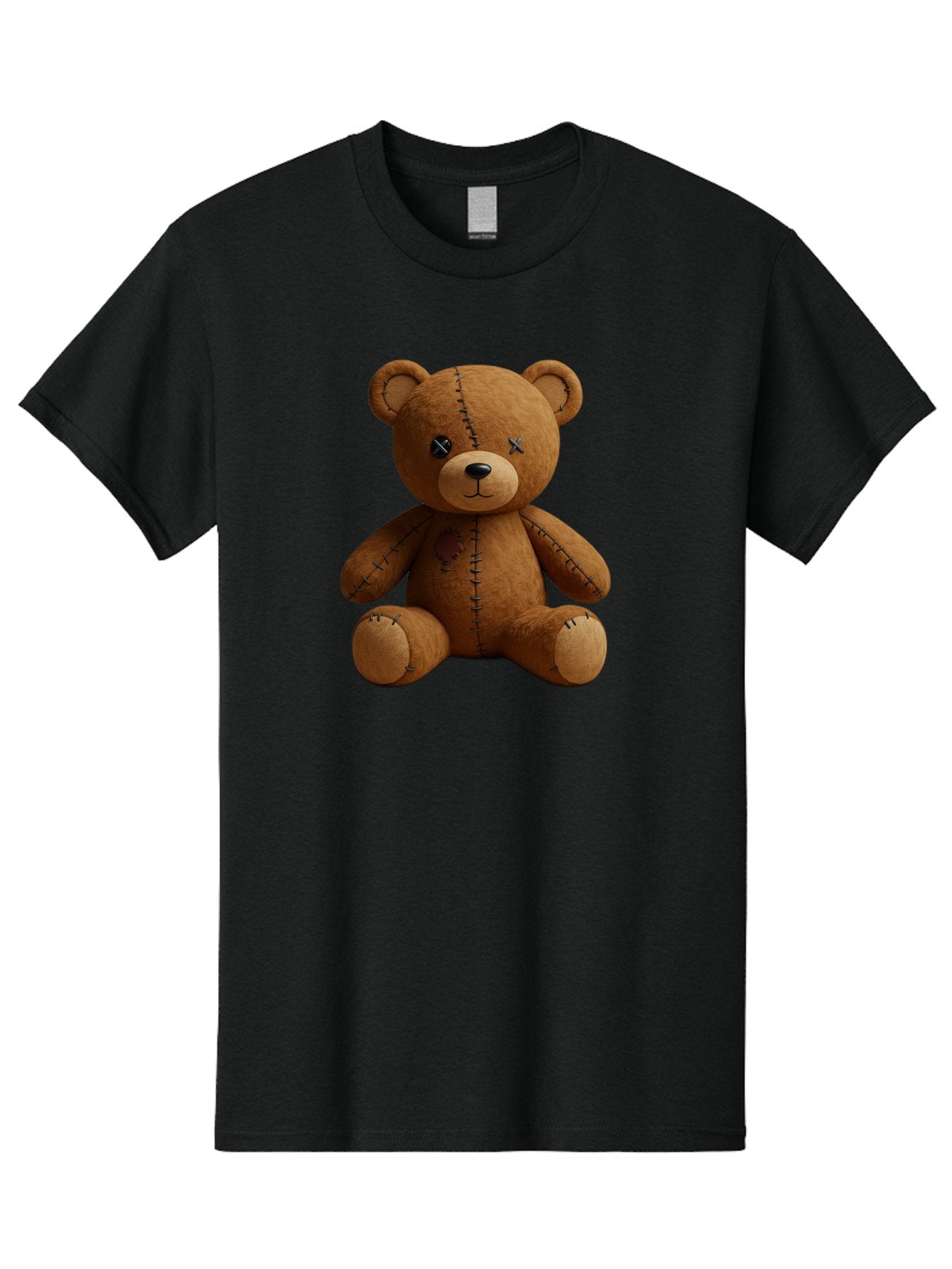 Voodoo-Teddy-Bear-11 Men'S Graphic Tee, 100% Cotton, Comfortable Casual Summer Wear, Machine Washable, Vintage Camera, Old Camera, Antique Camera, Black Camera, Classic Photography, Photography Equipment, Nostalgic Device, Film Camera, Bag075 7