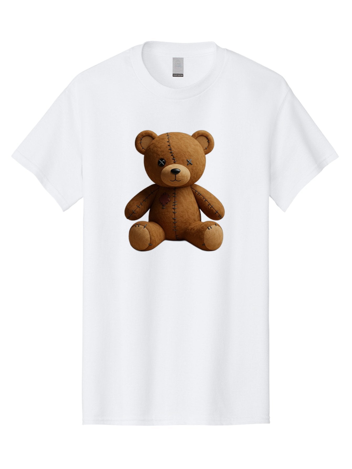 Voodoo-Teddy-Bear-11 Men'S Graphic Tee, 100% Cotton, Comfortable Casual Summer Wear, Machine Washable, Vintage Camera, Old Camera, Antique Camera, Black Camera, Classic Photography, Photography Equipment, Nostalgic Device, Film Camera, Bag075 14