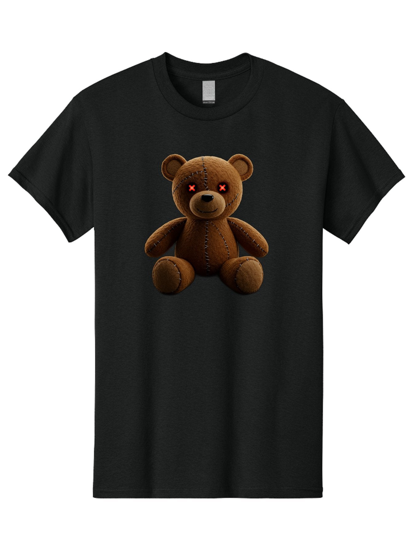 Voodoo-Teddy-Bear-12 Men'S Graphic Tee, 100% Cotton, Comfortable Casual Summer Wear, Machine Washable, Vintage Camera, Old Camera, Antique Camera, Black Camera, Classic Photography, Photography Equipment, Nostalgic Device, Film Camera, Bag076