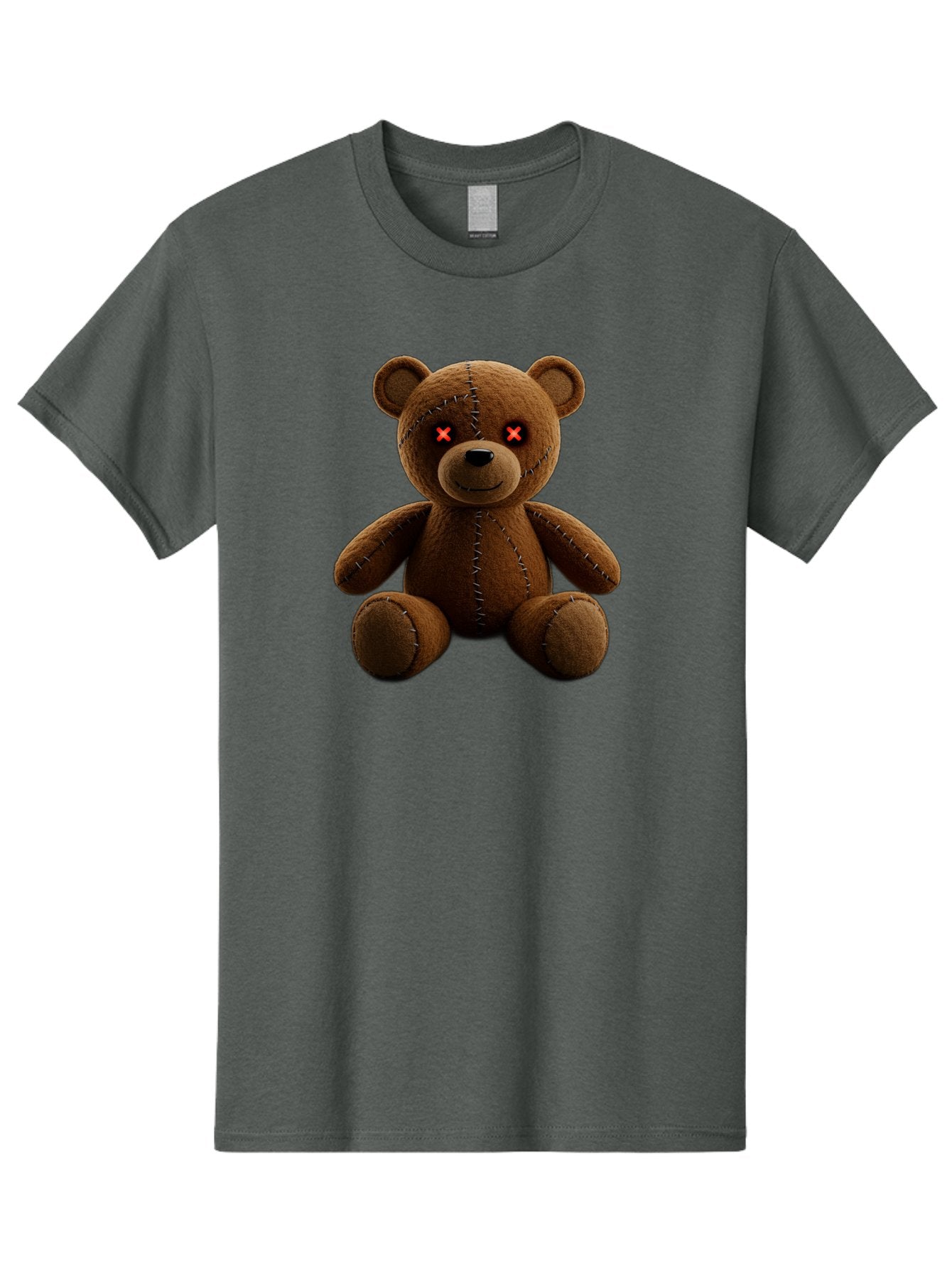 Voodoo-Teddy-Bear-12 Men'S Graphic Tee, 100% Cotton, Comfortable Casual Summer Wear, Machine Washable, Vintage Camera, Old Camera, Antique Camera, Black Camera, Classic Photography, Photography Equipment, Nostalgic Device, Film Camera, Bag076 8