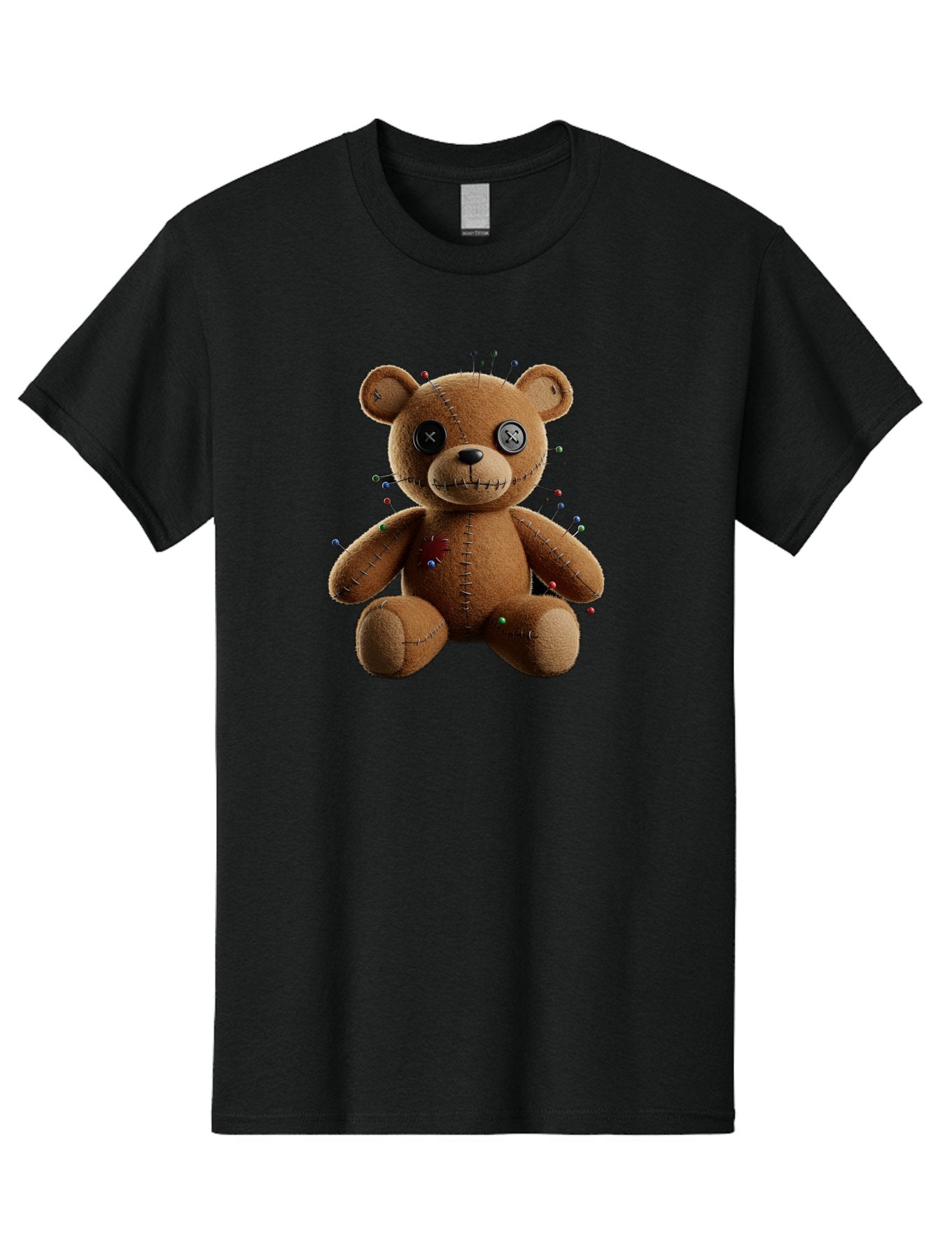 Voodoo-Teddy-Bear-13 Men'S Graphic Tee, 100% Cotton, Comfortable Casual Summer Wear, Machine Washable, Vintage Camera, Old Camera, Antique Camera, Black Camera, Classic Photography, Photography Equipment, Nostalgic Device, Film Camera, Bag077 14