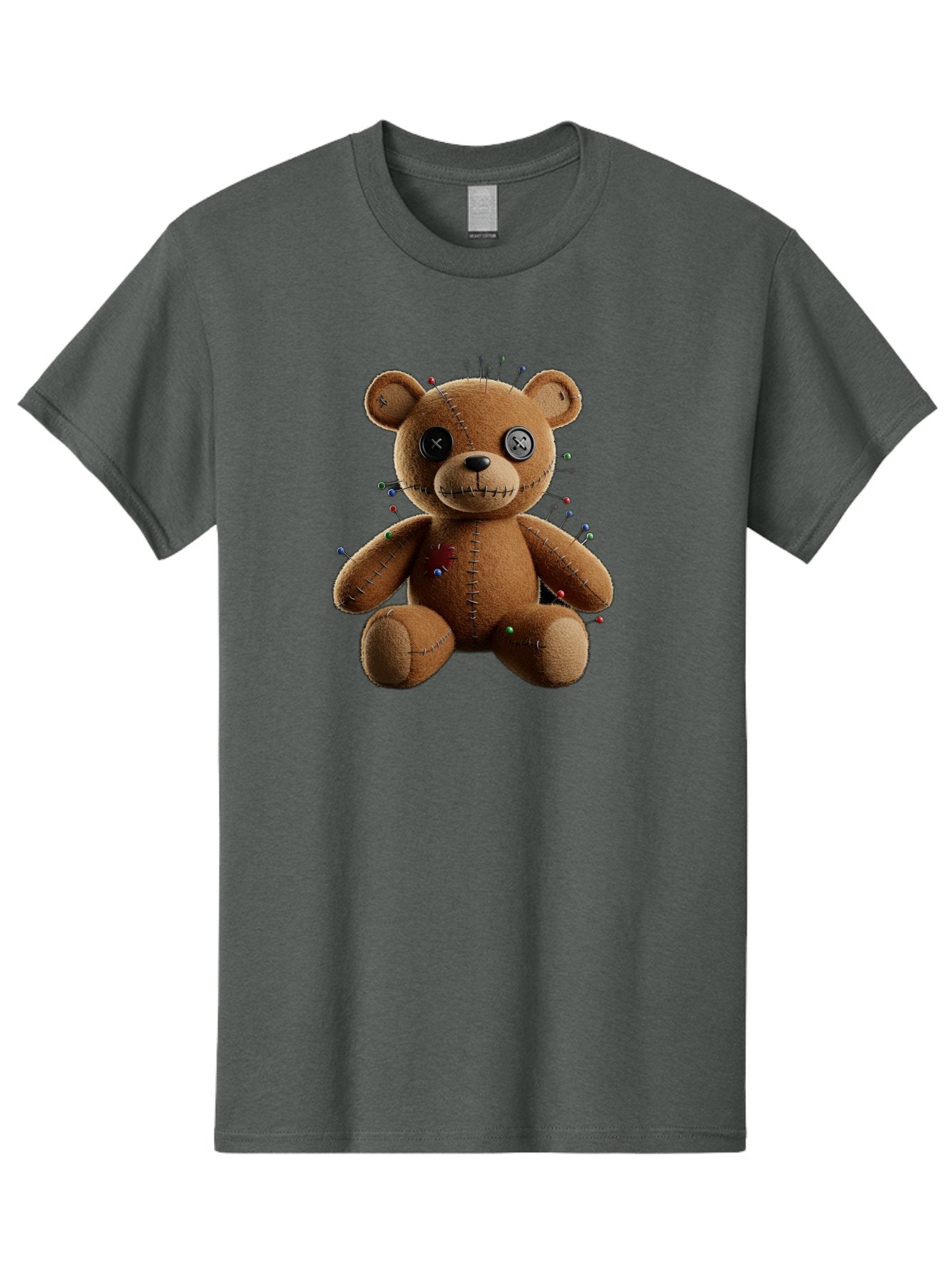 Voodoo-Teddy-Bear-13 Men'S Graphic Tee, 100% Cotton, Comfortable Casual Summer Wear, Machine Washable, Vintage Camera, Old Camera, Antique Camera, Black Camera, Classic Photography, Photography Equipment, Nostalgic Device, Film Camera, Bag077 8