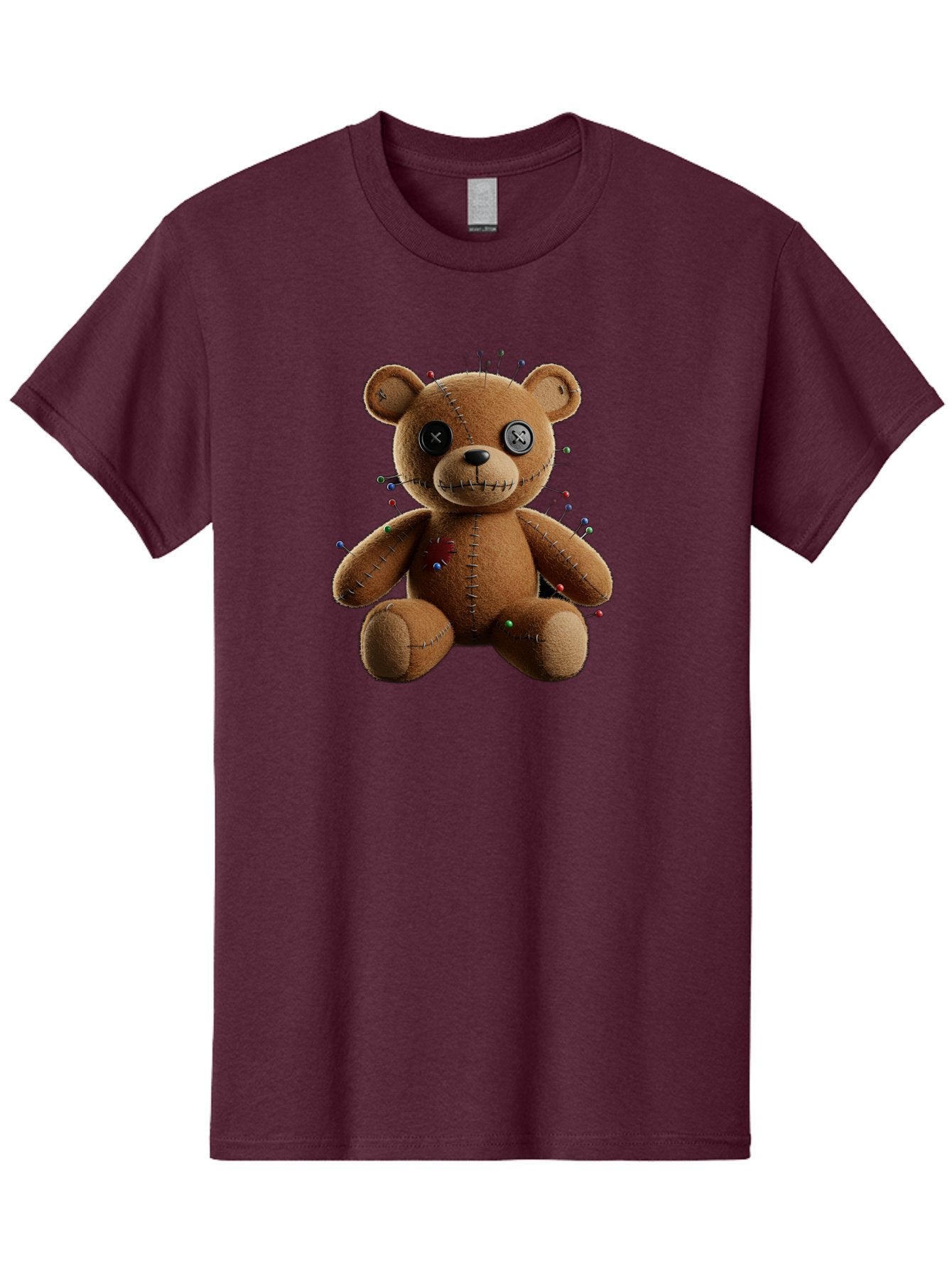 Voodoo-Teddy-Bear-13 Men'S Graphic Tee, 100% Cotton, Comfortable Casual Summer Wear, Machine Washable, Vintage Camera, Old Camera, Antique Camera, Black Camera, Classic Photography, Photography Equipment, Nostalgic Device, Film Camera, Bag077 5