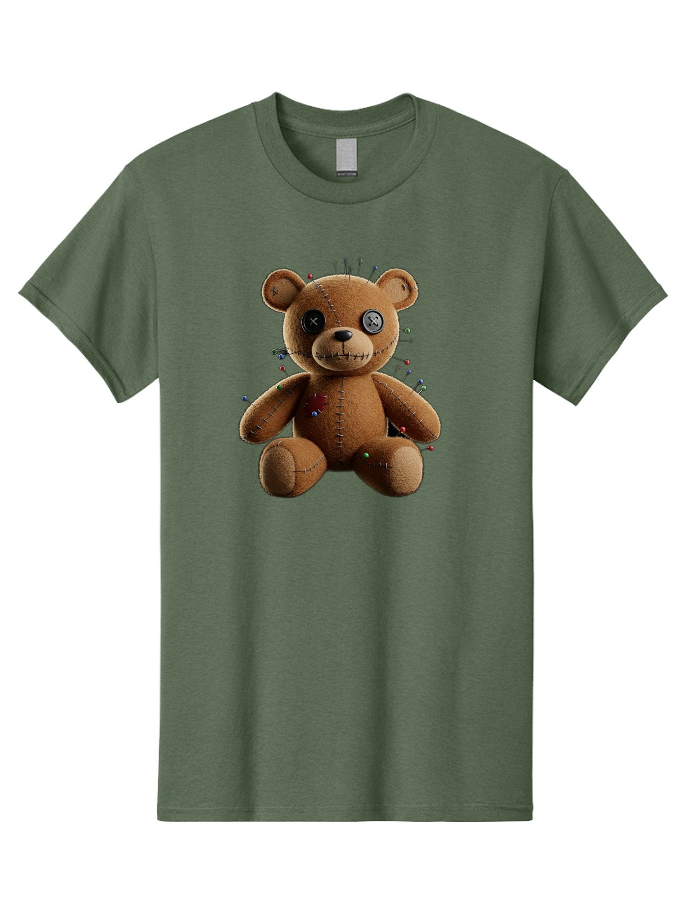 Voodoo-Teddy-Bear-13 Men'S Graphic Tee, 100% Cotton, Comfortable Casual Summer Wear, Machine Washable, Vintage Camera, Old Camera, Antique Camera, Black Camera, Classic Photography, Photography Equipment, Nostalgic Device, Film Camera, Bag077 3