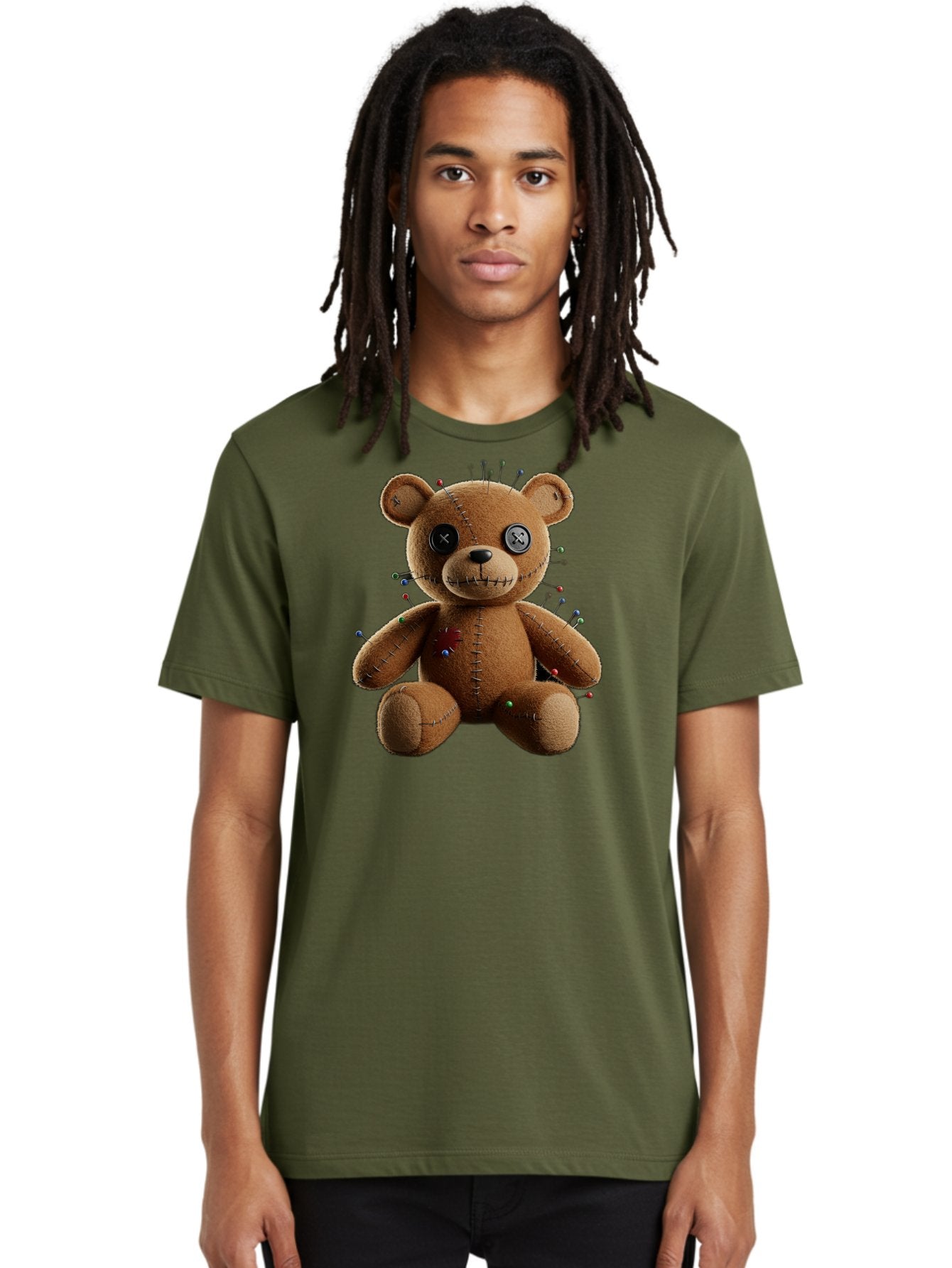 Voodoo-Teddy-Bear-13 Men'S Graphic Tee, 100% Cotton, Comfortable Casual Summer Wear, Machine Washable, Vintage Camera, Old Camera, Antique Camera, Black Camera, Classic Photography, Photography Equipment, Nostalgic Device, Film Camera, Bag077 22