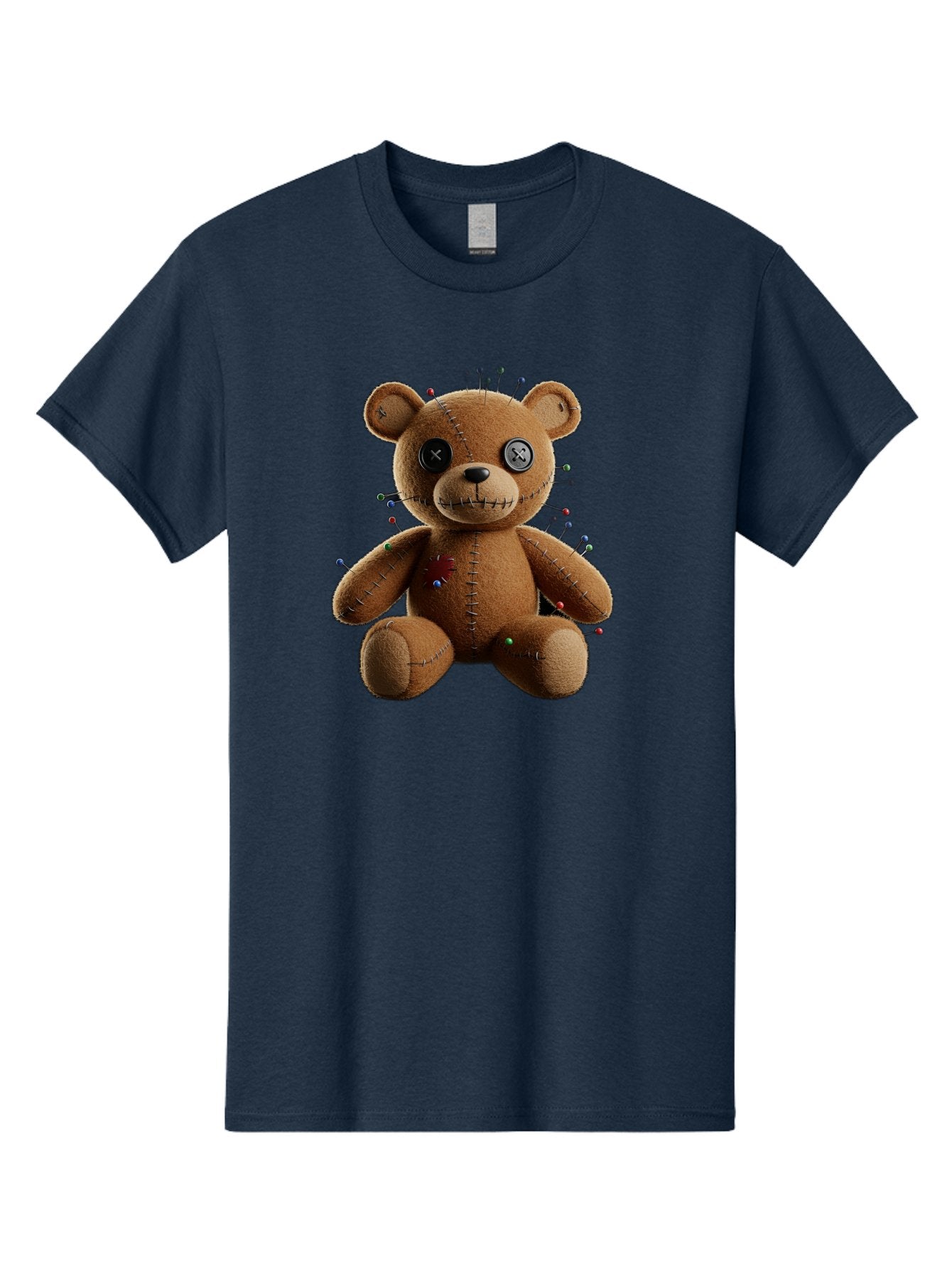 Voodoo-Teddy-Bear-13 Men'S Graphic Tee, 100% Cotton, Comfortable Casual Summer Wear, Machine Washable, Vintage Camera, Old Camera, Antique Camera, Black Camera, Classic Photography, Photography Equipment, Nostalgic Device, Film Camera, Bag077 15