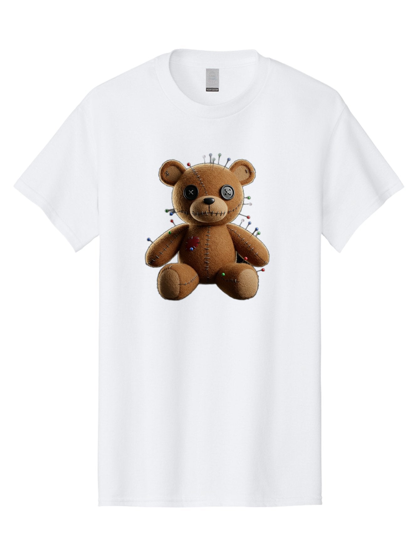 Voodoo-Teddy-Bear-13 Men'S Graphic Tee, 100% Cotton, Comfortable Casual Summer Wear, Machine Washable, Vintage Camera, Old Camera, Antique Camera, Black Camera, Classic Photography, Photography Equipment, Nostalgic Device, Film Camera, Bag077