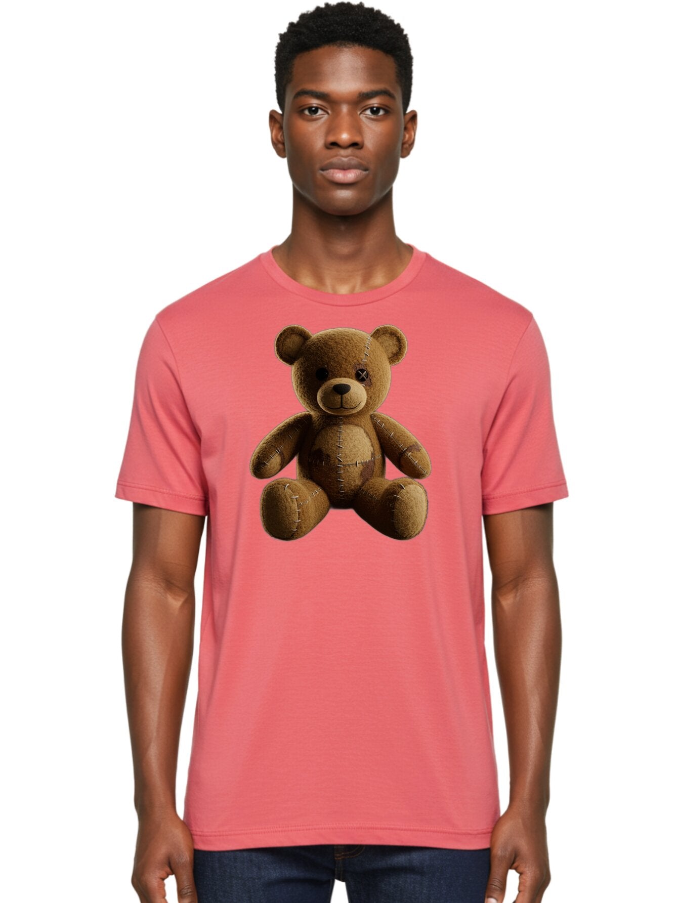 Voodoo-Teddy-Bear-14 Men'S Graphic Tee, 100% Cotton, Comfortable Casual Summer Wear, Machine Washable, Vintage Camera, Old Camera, Antique Camera, Black Camera, Classic Photography, Photography Equipment, Nostalgic Device, Film Camera, Bag078 17