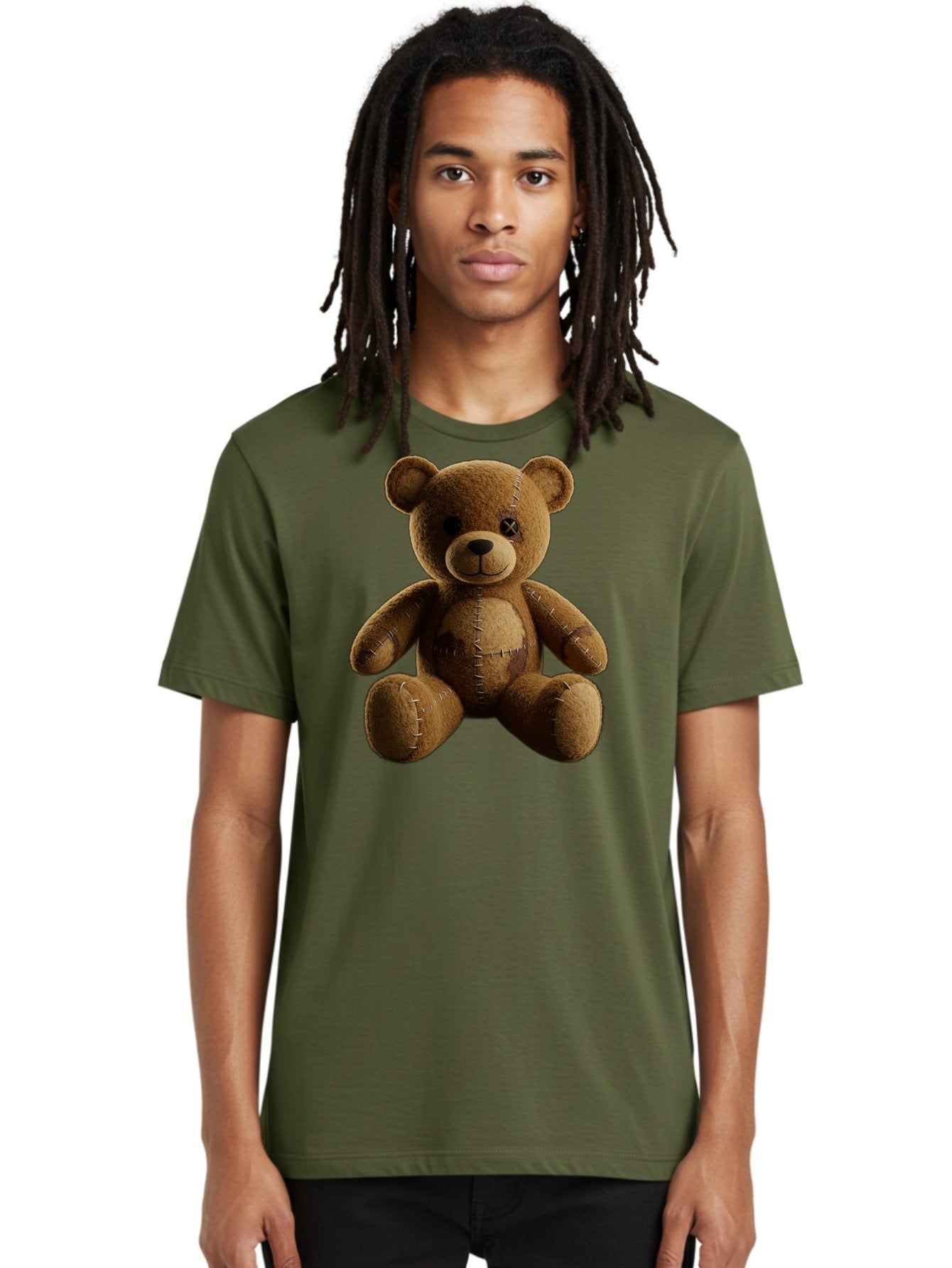 Voodoo-Teddy-Bear-14 Men'S Graphic Tee, 100% Cotton, Comfortable Casual Summer Wear, Machine Washable, Vintage Camera, Old Camera, Antique Camera, Black Camera, Classic Photography, Photography Equipment, Nostalgic Device, Film Camera, Bag078 27