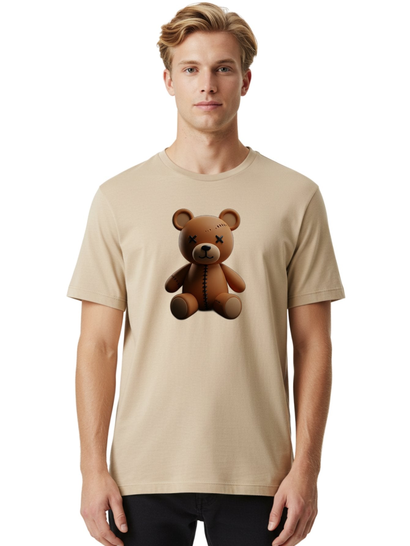 Voodoo-Teddy-Bear-15 Men'S Graphic Tee, 100% Cotton, Comfortable Casual Summer Wear, Machine Washable, Vintage Camera, Old Camera, Antique Camera, Black Camera, Classic Photography, Photography Equipment, Nostalgic Device, Film Camera, Bag079 26