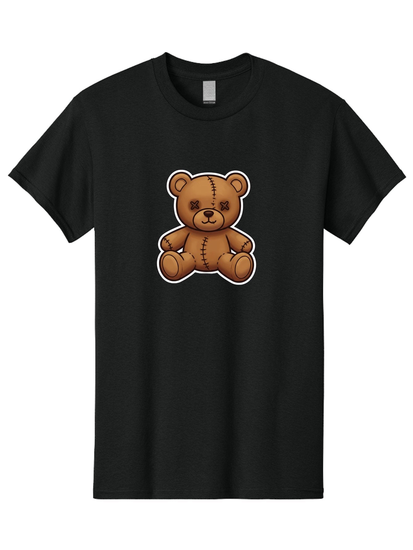 Voodoo-Teddy-Bear-2 Men'S Graphic Tee, 100% Cotton, Comfortable Casual Summer Wear, Machine Washable, Vintage Camera, Old Camera, Antique Camera, Black Camera, Classic Photography, Photography Equipment, Nostalgic Device, Film Camera, Bag080