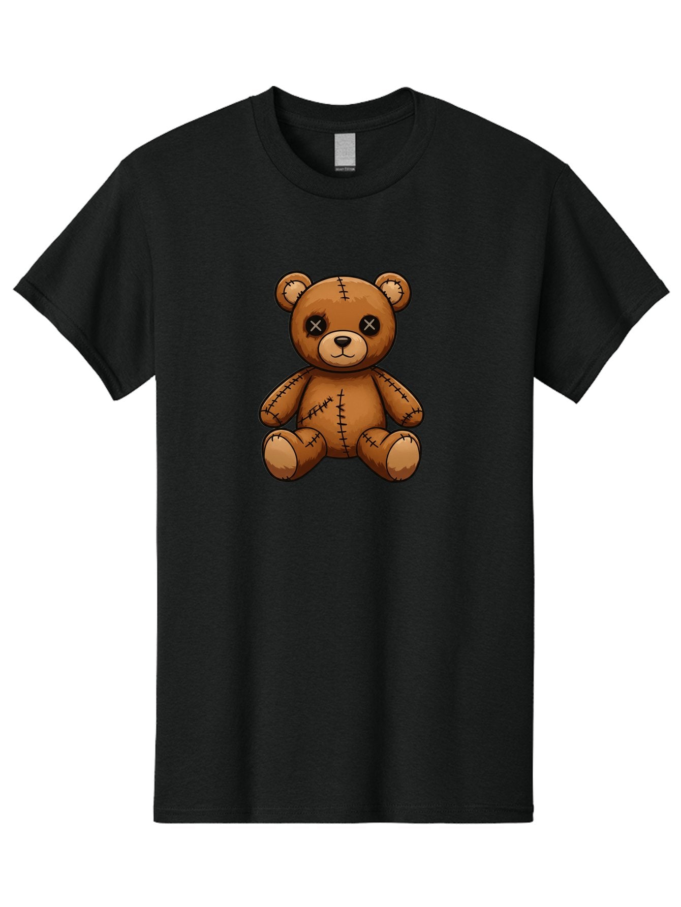 Voodoo-Teddy-Bear-3 Men'S Graphic Tee, 100% Cotton, Comfortable Casual Summer Wear, Machine Washable, Vintage Camera, Old Camera, Antique Camera, Black Camera, Classic Photography, Photography Equipment, Nostalgic Device, Film Camera, Bag081