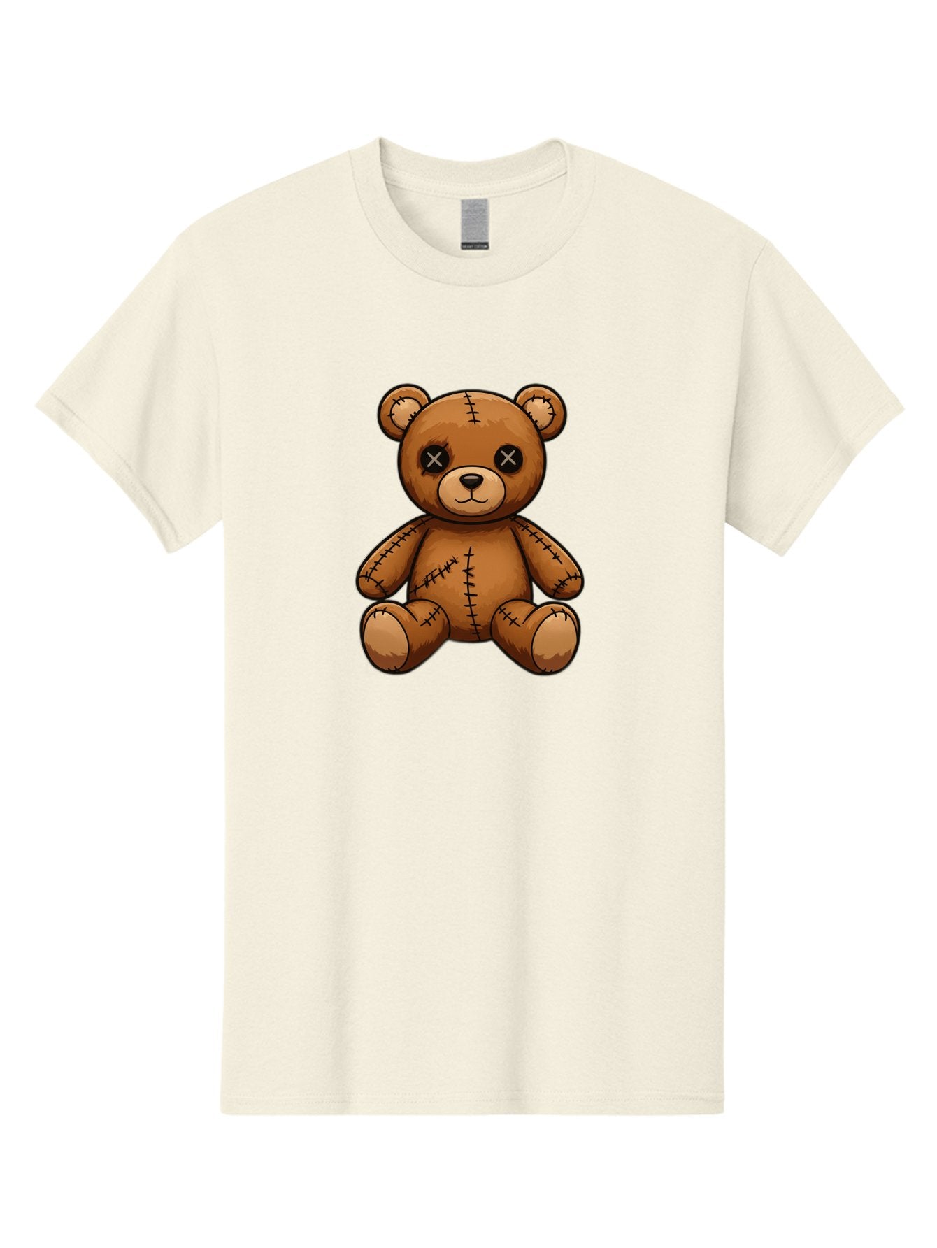 Voodoo-Teddy-Bear-3 Men'S Graphic Tee, 100% Cotton, Comfortable Casual Summer Wear, Machine Washable, Vintage Camera, Old Camera, Antique Camera, Black Camera, Classic Photography, Photography Equipment, Nostalgic Device, Film Camera, Bag081 3