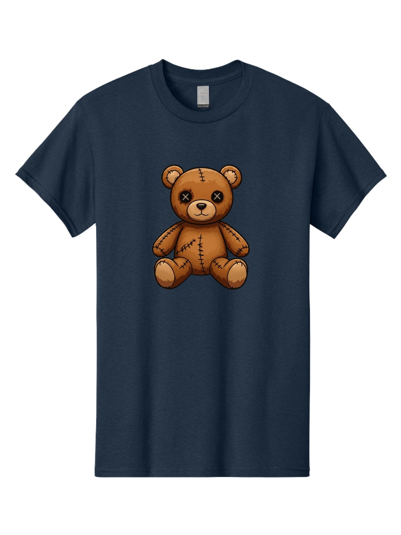 Voodoo-Teddy-Bear-3 Men'S Graphic Tee, 100% Cotton, Comfortable Casual Summer Wear, Machine Washable, Vintage Camera, Old Camera, Antique Camera, Black Camera, Classic Photography, Photography Equipment, Nostalgic Device, Film Camera, Bag081 12