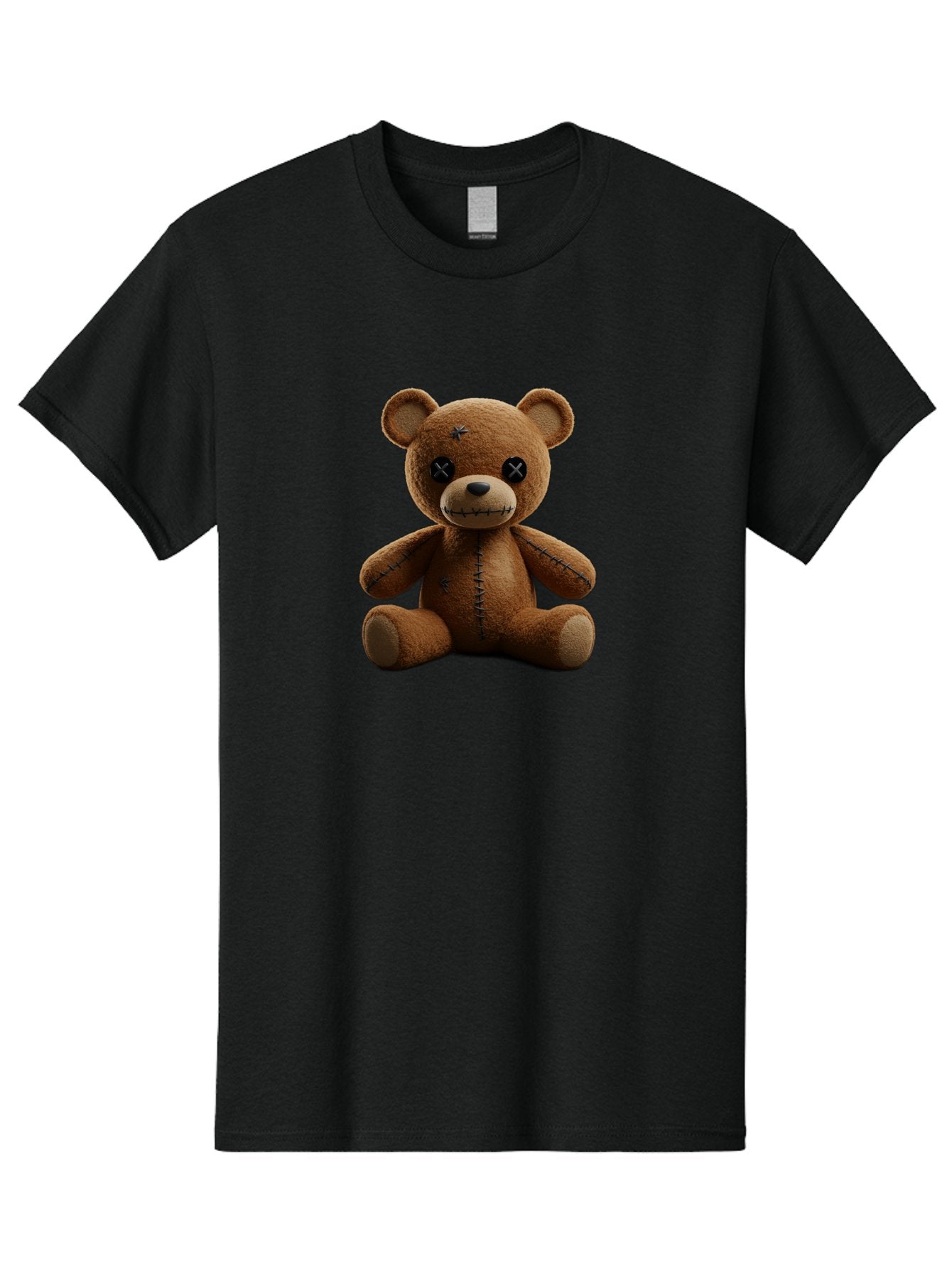 Voodoo-Teddy-Bear-4 Men'S Graphic Tee, 100% Cotton, Comfortable Casual Summer Wear, Machine Washable, Vintage Camera, Old Camera, Antique Camera, Black Camera, Classic Photography, Photography Equipment, Nostalgic Device, Film Camera, Bag082 14
