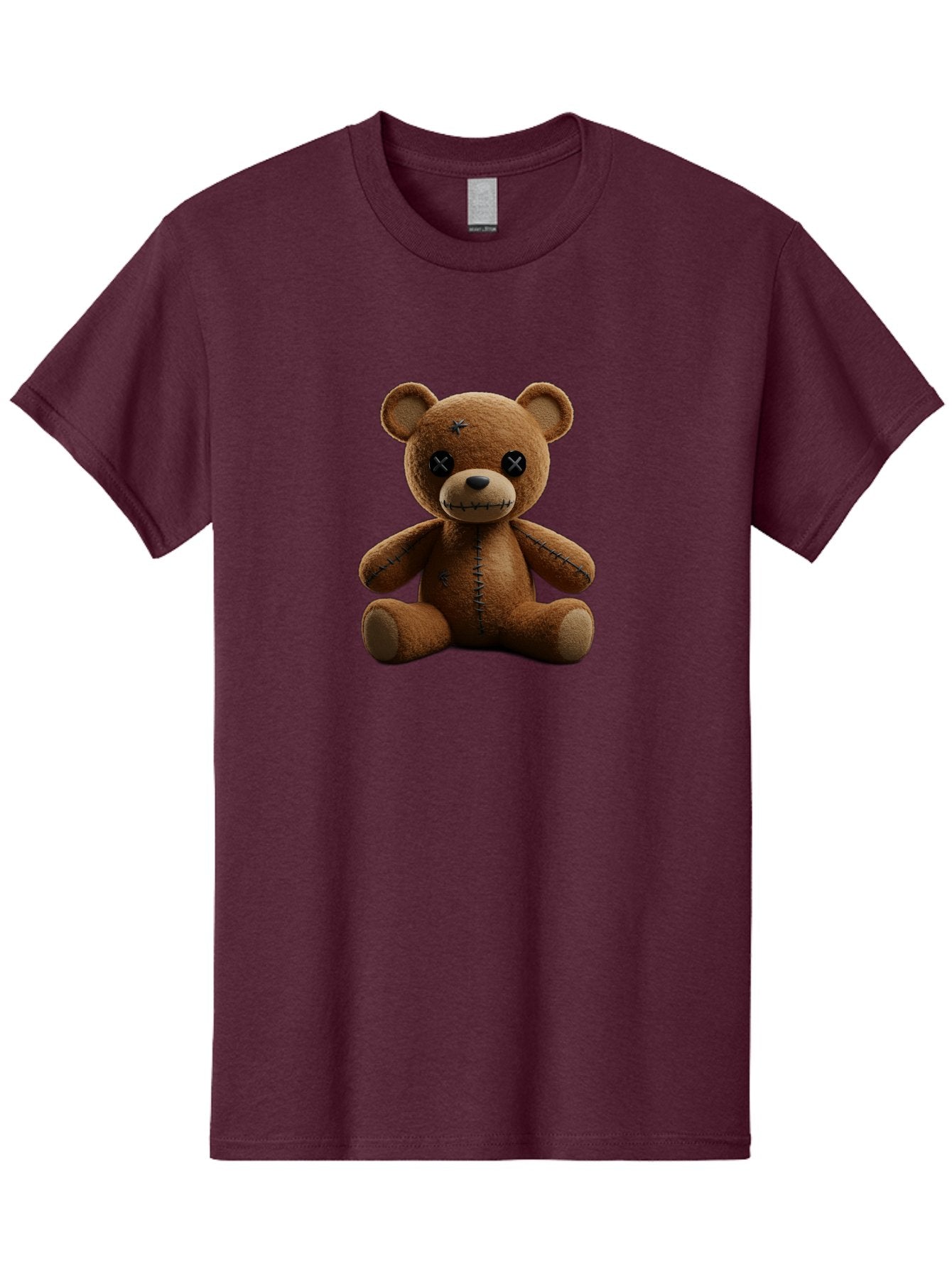 Voodoo-Teddy-Bear-4 Men'S Graphic Tee, 100% Cotton, Comfortable Casual Summer Wear, Machine Washable, Vintage Camera, Old Camera, Antique Camera, Black Camera, Classic Photography, Photography Equipment, Nostalgic Device, Film Camera, Bag082 12