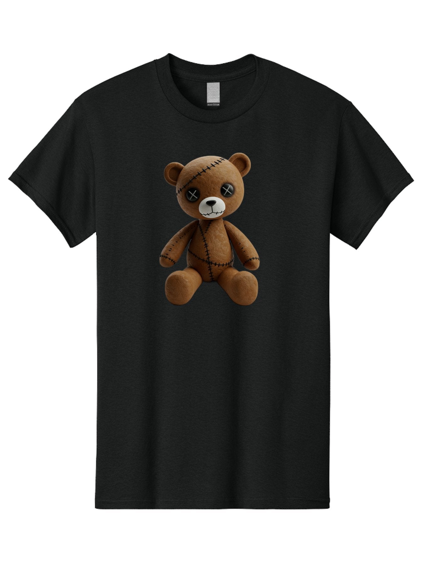 Voodoo-Teddy-Bear-5 Men'S Graphic Tee, 100% Cotton, Comfortable Casual Summer Wear, Machine Washable, Vintage Camera, Old Camera, Antique Camera, Black Camera, Classic Photography, Photography Equipment, Nostalgic Device, Film Camera, Bag083 3