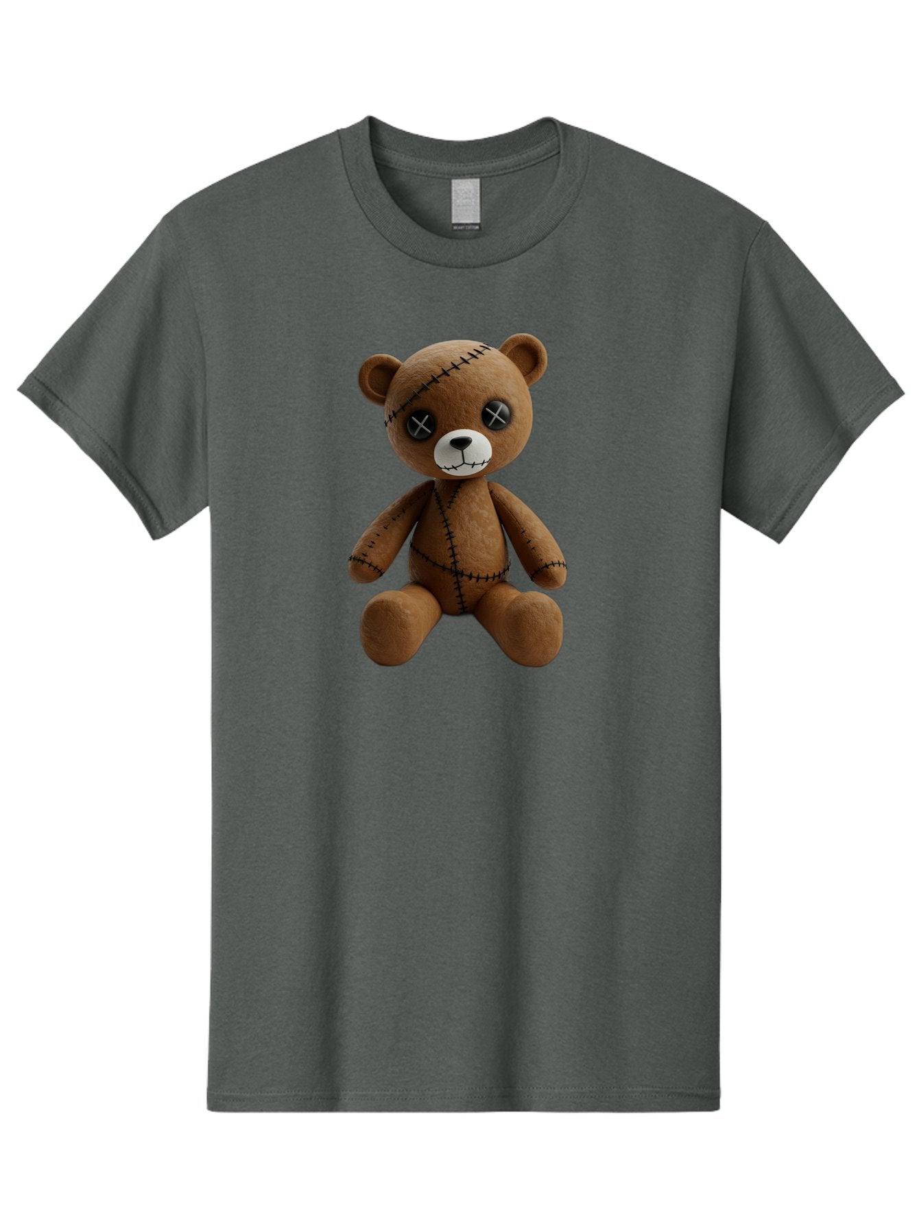 Voodoo-Teddy-Bear-5 Men'S Graphic Tee, 100% Cotton, Comfortable Casual Summer Wear, Machine Washable, Vintage Camera, Old Camera, Antique Camera, Black Camera, Classic Photography, Photography Equipment, Nostalgic Device, Film Camera, Bag083