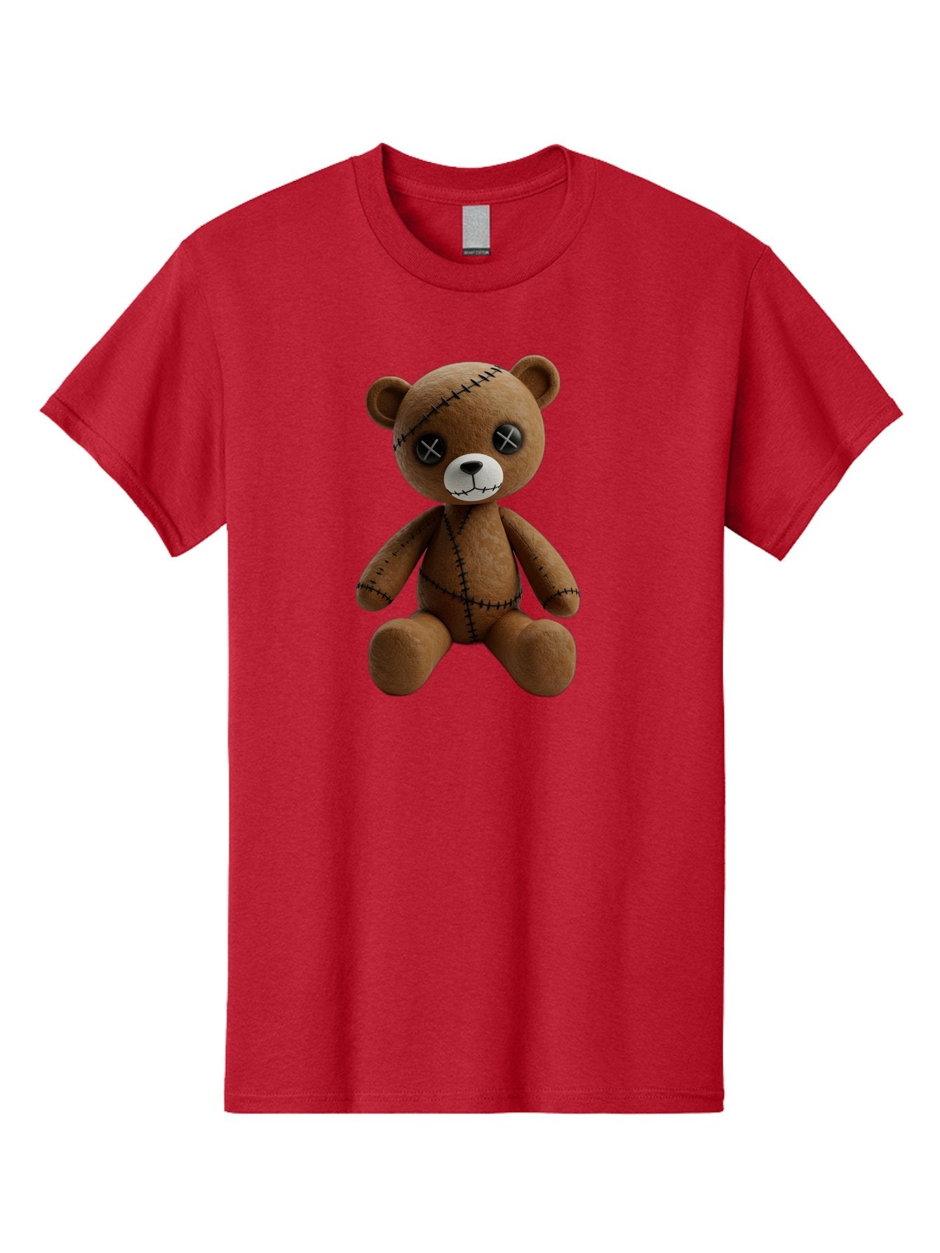 Voodoo-Teddy-Bear-5 Men'S Graphic Tee, 100% Cotton, Comfortable Casual Summer Wear, Machine Washable, Vintage Camera, Old Camera, Antique Camera, Black Camera, Classic Photography, Photography Equipment, Nostalgic Device, Film Camera, Bag083 4