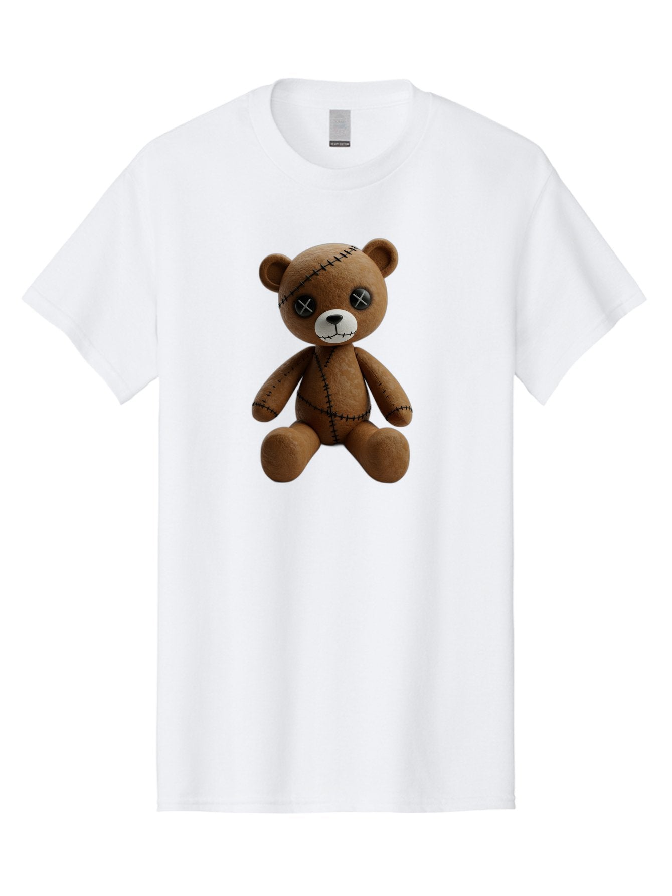 Voodoo-Teddy-Bear-5 Men'S Graphic Tee, 100% Cotton, Comfortable Casual Summer Wear, Machine Washable, Vintage Camera, Old Camera, Antique Camera, Black Camera, Classic Photography, Photography Equipment, Nostalgic Device, Film Camera, Bag083 14