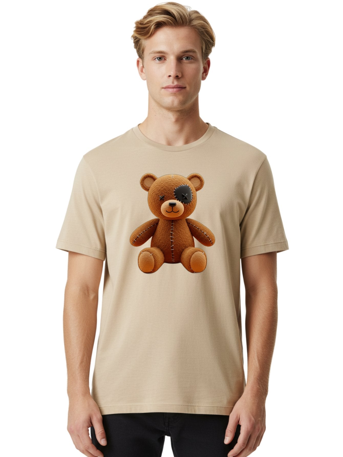 Voodoo-Teddy-Bear-7 Men'S Graphic Tee, 100% Cotton, Comfortable Casual Summer Wear, Machine Washable, Vintage Camera, Old Camera, Antique Camera, Black Camera, Classic Photography, Photography Equipment, Nostalgic Device, Film Camera, Bag085 28