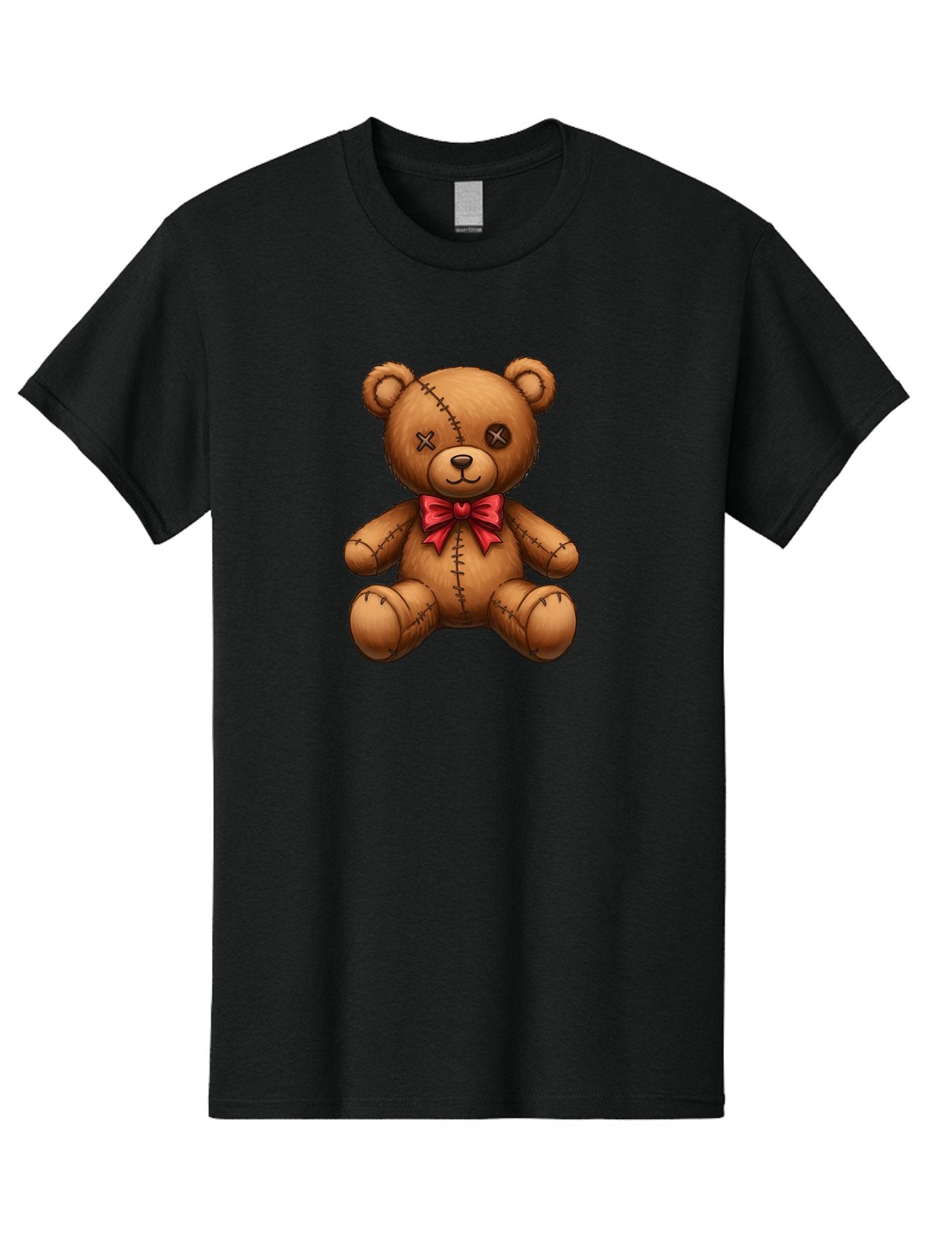 Voodoo-Teddy-Bear-8 Men'S Graphic Tee, 100% Cotton, Comfortable Casual Summer Wear, Machine Washable, Vintage Camera, Old Camera, Antique Camera, Black Camera, Classic Photography, Photography Equipment, Nostalgic Device, Film Camera, Bag086 9