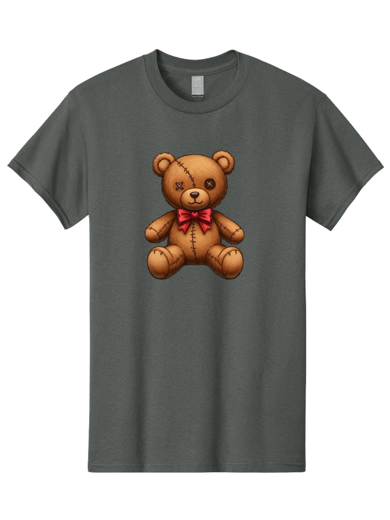 Voodoo-Teddy-Bear-8 Men'S Graphic Tee, 100% Cotton, Comfortable Casual Summer Wear, Machine Washable, Vintage Camera, Old Camera, Antique Camera, Black Camera, Classic Photography, Photography Equipment, Nostalgic Device, Film Camera, Bag086 15