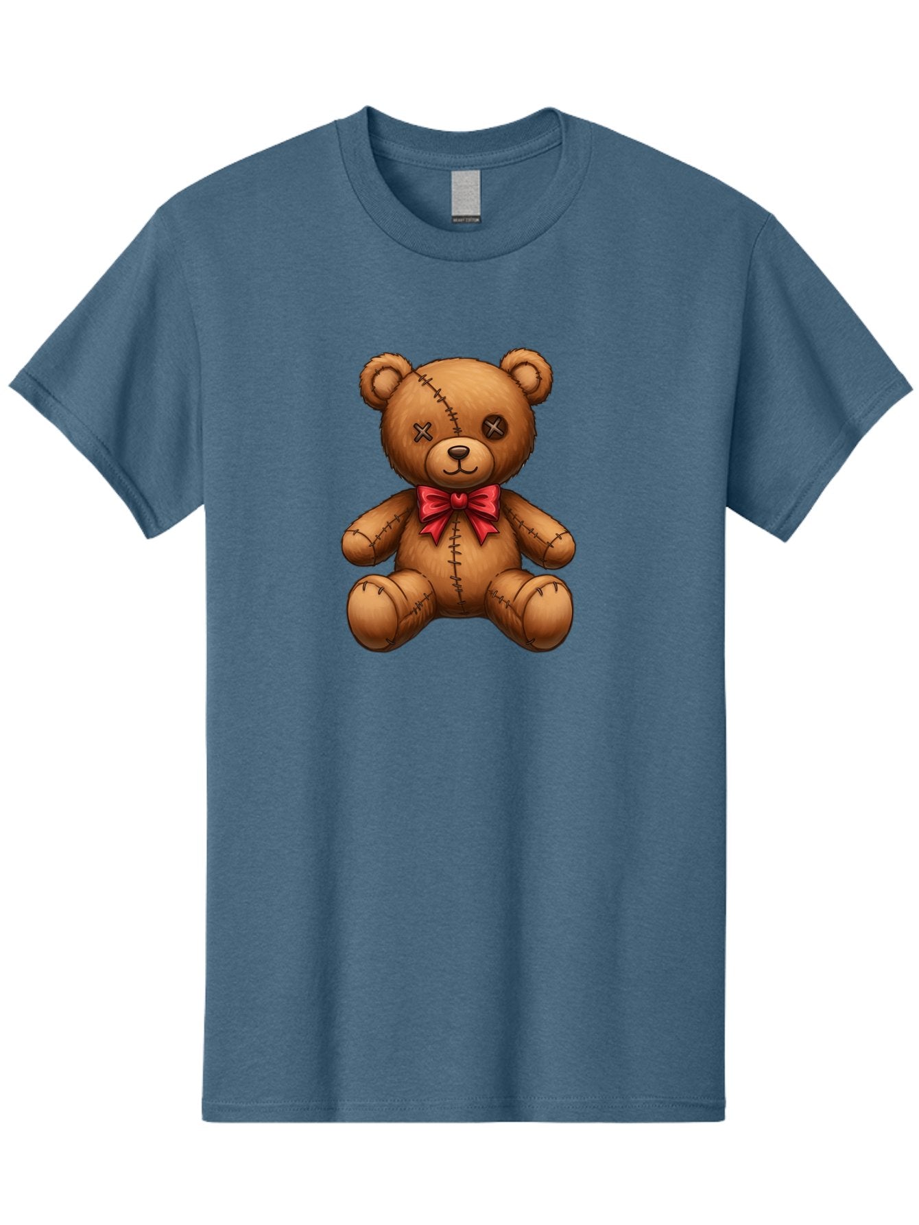 Voodoo-Teddy-Bear-8 Men'S Graphic Tee, 100% Cotton, Comfortable Casual Summer Wear, Machine Washable, Vintage Camera, Old Camera, Antique Camera, Black Camera, Classic Photography, Photography Equipment, Nostalgic Device, Film Camera, Bag086
