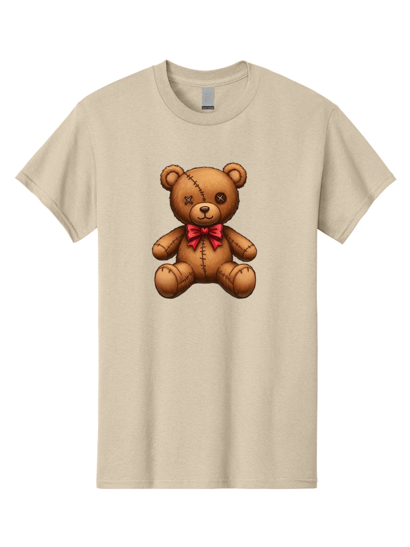 Voodoo-Teddy-Bear-8 Men'S Graphic Tee, 100% Cotton, Comfortable Casual Summer Wear, Machine Washable, Vintage Camera, Old Camera, Antique Camera, Black Camera, Classic Photography, Photography Equipment, Nostalgic Device, Film Camera, Bag086