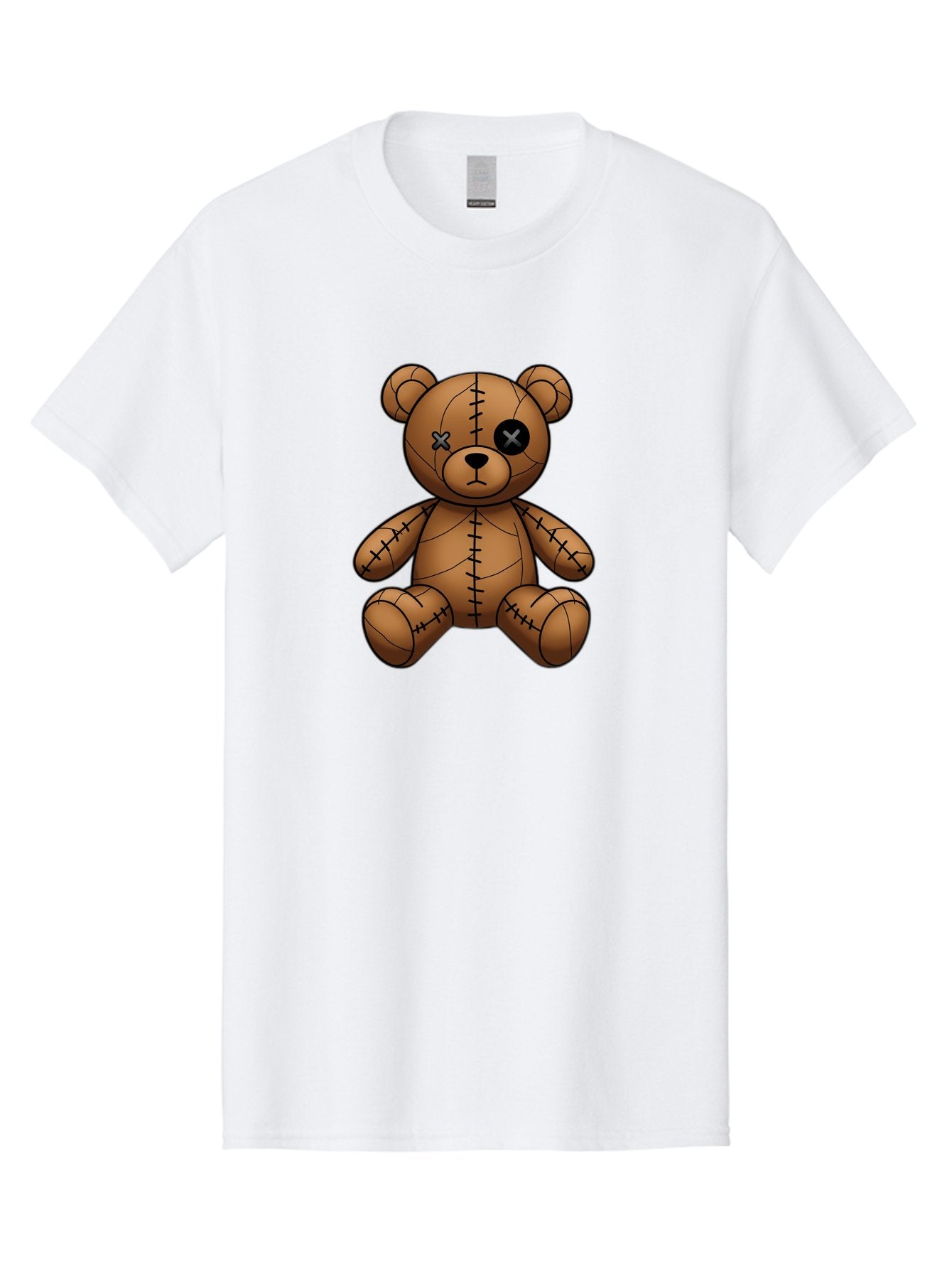 Voodoo-Teddy-Bear-9 Men'S Graphic Tee, 100% Cotton, Comfortable Casual Summer Wear, Machine Washable, Vintage Camera, Old Camera, Antique Camera, Black Camera, Classic Photography, Photography Equipment, Nostalgic Device, Film Camera, Bag087 4
