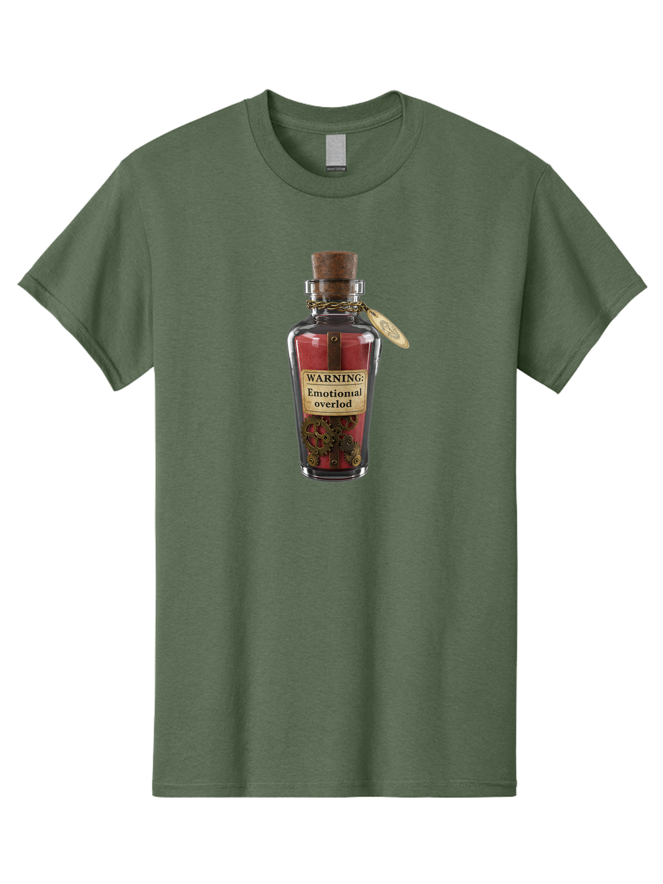 Warning-Emotional-Overlod Men'S Graphic Tee, 100% Cotton, Comfortable Casual Summer Wear, Machine Washable, Vintage Camera, Old Camera, Antique Camera, Black Camera, Classic Photography, Photography Equipment, Nostalgic Device, Film Camera, Bag091