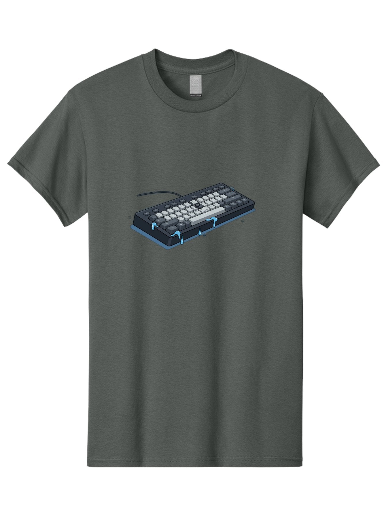 Water-Damaged-Keyboard Men'S Graphic Tee, 100% Cotton, Comfortable Casual Summer Wear, Machine Washable, Vintage Camera, Old Camera, Antique Camera, Black Camera, Classic Photography, Photography Equipment, Nostalgic Device, Film Camera, Bag095 8