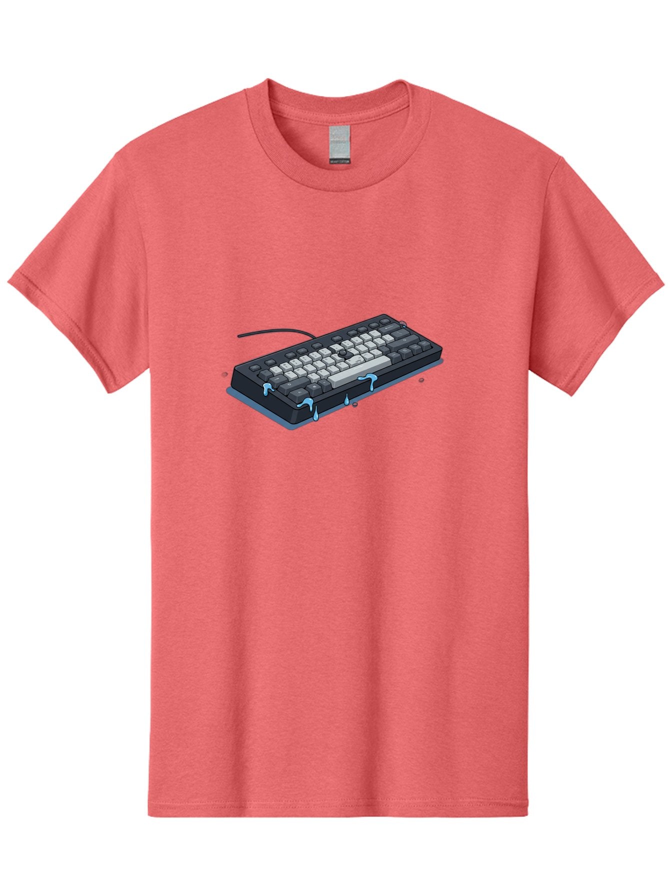 Water-Damaged-Keyboard Men'S Graphic Tee, 100% Cotton, Comfortable Casual Summer Wear, Machine Washable, Vintage Camera, Old Camera, Antique Camera, Black Camera, Classic Photography, Photography Equipment, Nostalgic Device, Film Camera, Bag095 15